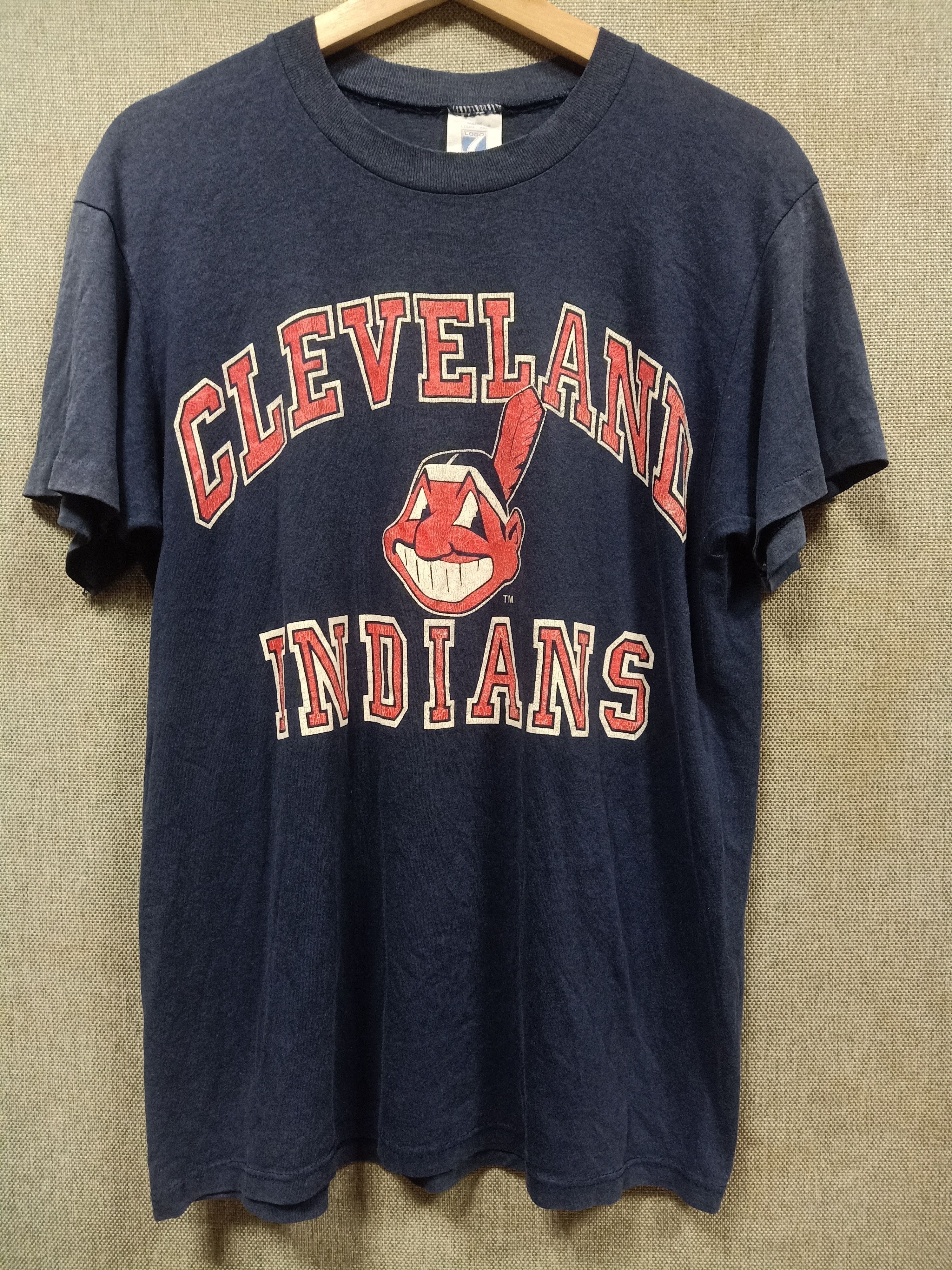 Logo 7 vintage 90s t shirt mlb cleveland indians made in usa Size US L / EU 52-54 / 3 - 1 Thumbnail