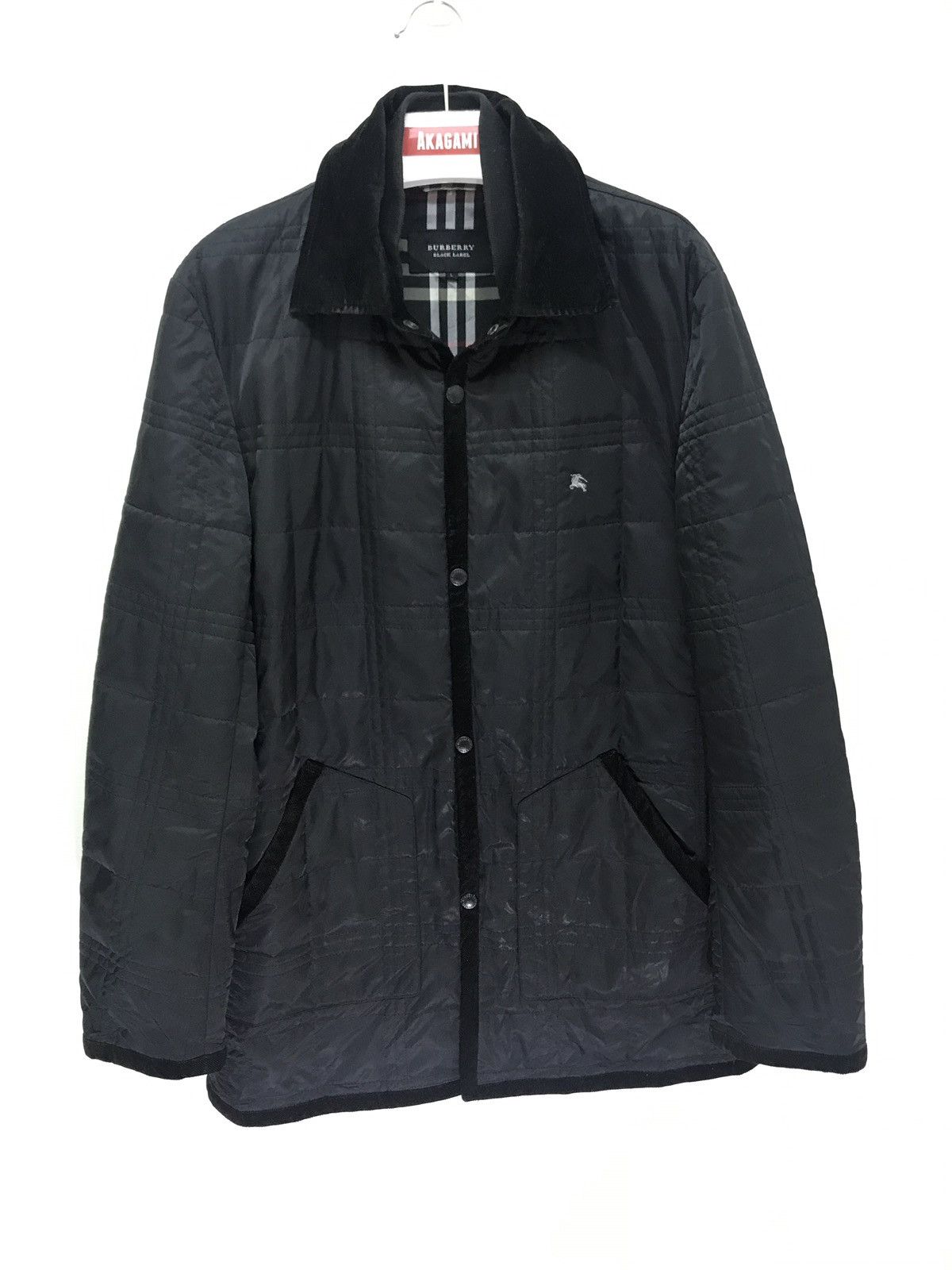 Burberry Burberry Black Label Quilted Jacket Padding Check Lining Size US M / EU 48-50 / 2 - 5 Thumbnail