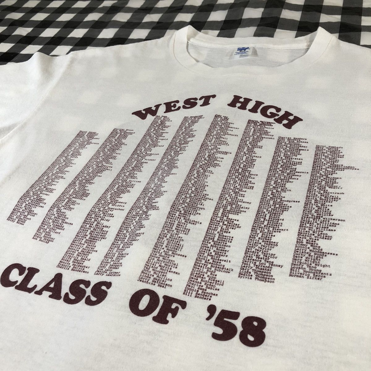 Vintage Phoenix West High Class Of ‘58 Vintage Hanes 70s-80s Size US XL / EU 56 / 4 - 3 Thumbnail