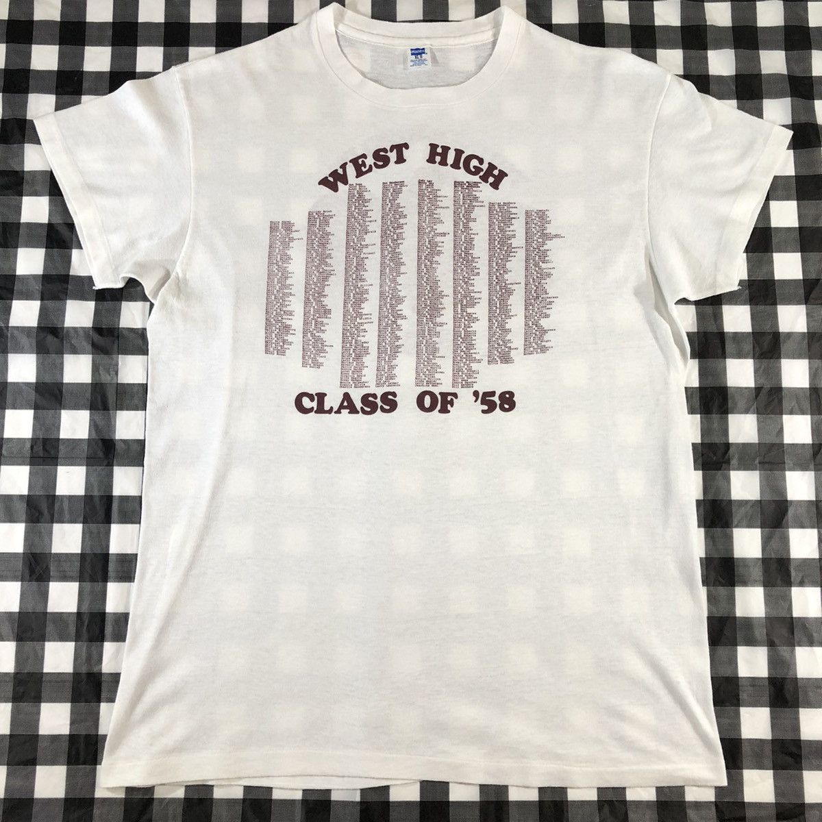 Vintage Phoenix West High Class Of ‘58 Vintage Hanes 70s-80s Size US XL / EU 56 / 4 - 1 Thumbnail