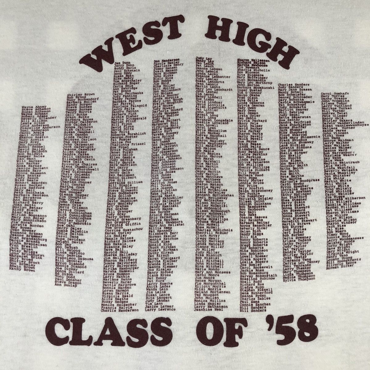 Vintage Phoenix West High Class Of ‘58 Vintage Hanes 70s-80s Size US XL / EU 56 / 4 - 4 Thumbnail
