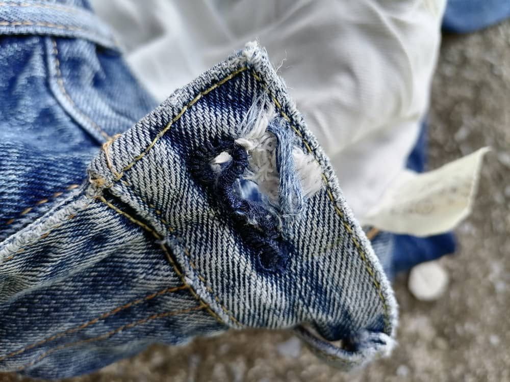 Levi's Vintage Clothing × Vintage Levi's Strauss 502 Big E Selvedge Denim Jeans Size US 33 - 4 Thumbnail