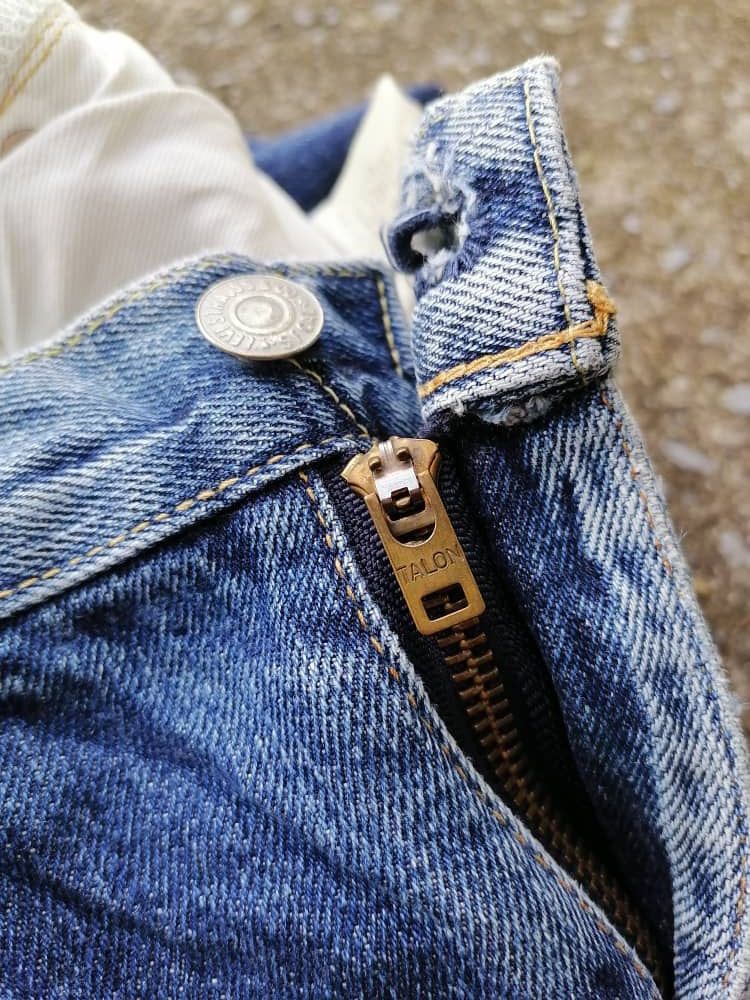 Levi's Vintage Clothing × Vintage Levi's Strauss 502 Big E Selvedge Denim Jeans Size US 33 - 5 Thumbnail