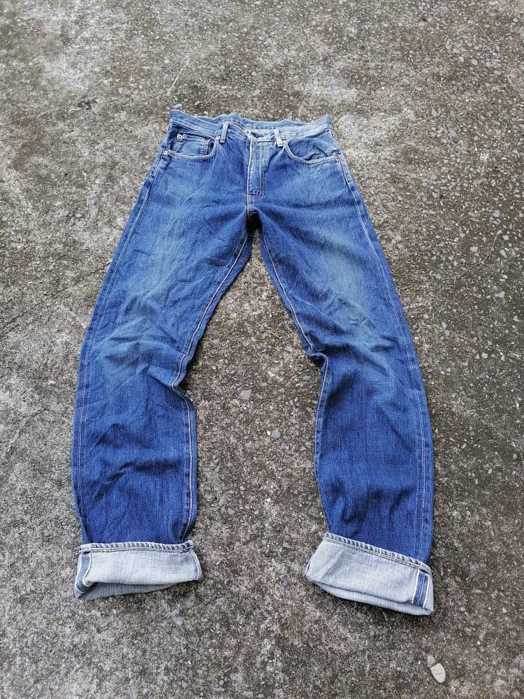 Levi's Vintage Clothing × Vintage Levi's Strauss 502 Big E Selvedge Denim Jeans Size US 33 - 1 Thumbnail