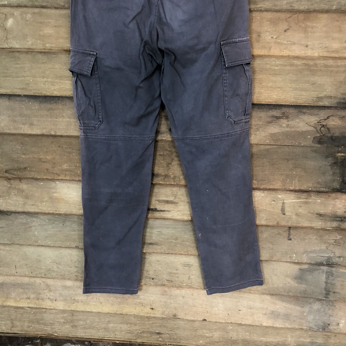Japanese Brand Burtle Dark Blue Faded tactical utility Cargo Pants #5690 Size US 30 / EU 46 - 13 Thumbnail