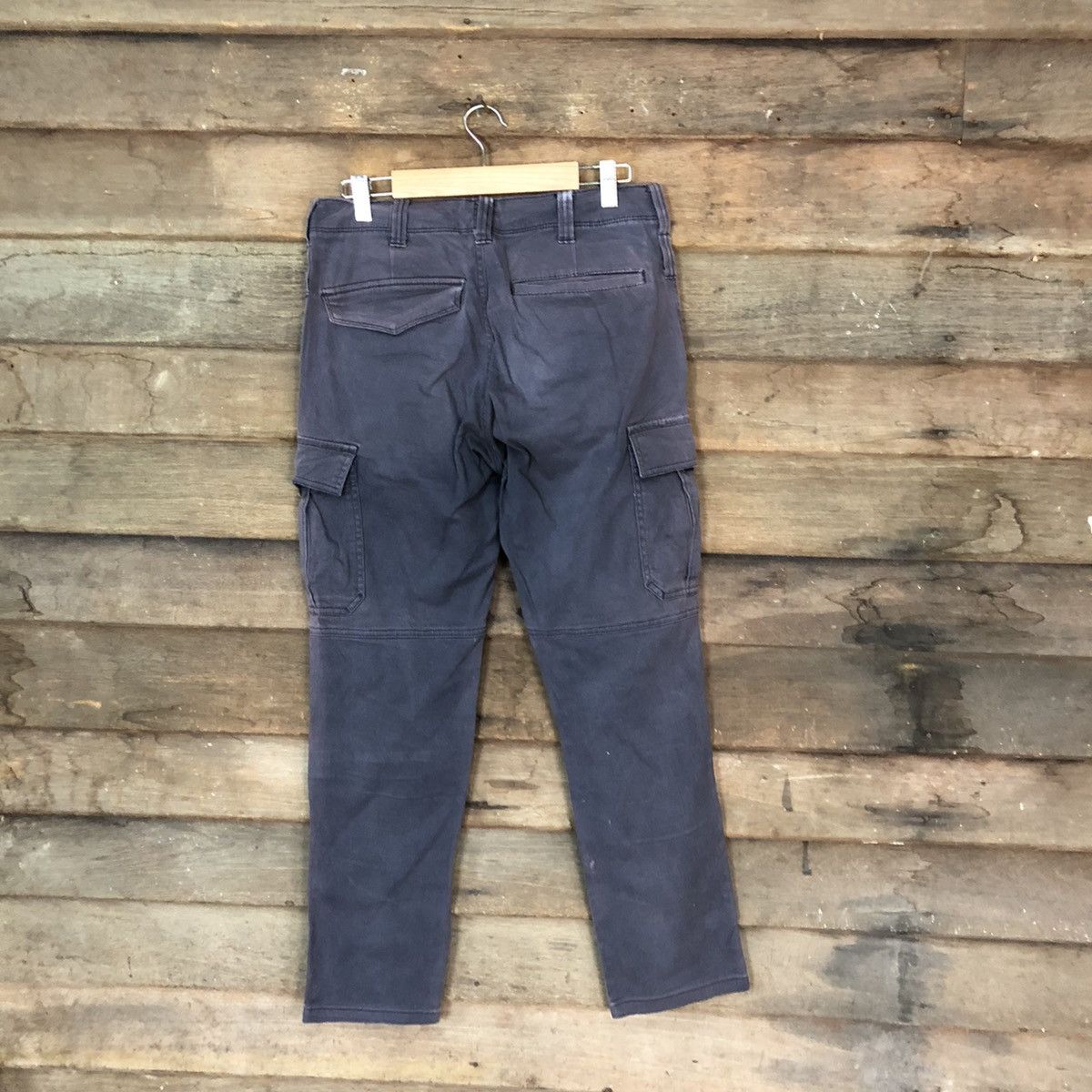 Japanese Brand Burtle Dark Blue Faded tactical utility Cargo Pants #5690 Size US 30 / EU 46 - 11 Thumbnail
