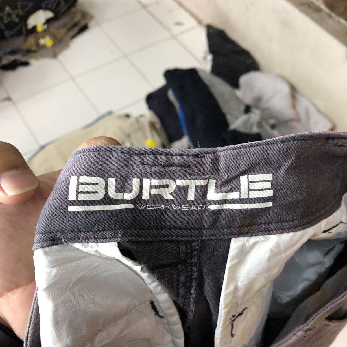Japanese Brand Burtle Dark Blue Faded tactical utility Cargo Pants #5690 Size US 30 / EU 46 - 16 Thumbnail