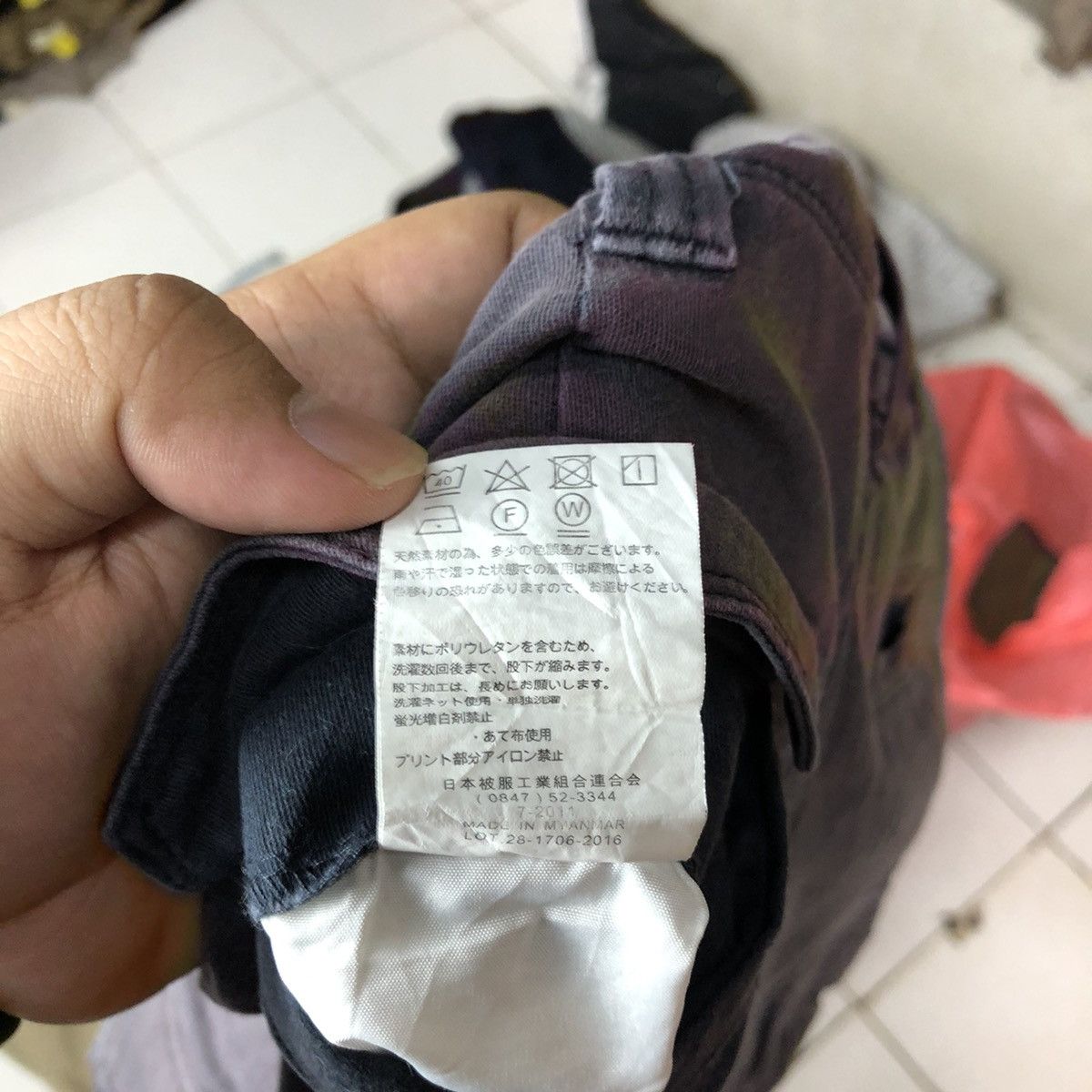 Japanese Brand Burtle Dark Blue Faded tactical utility Cargo Pants #5690 Size US 30 / EU 46 - 17 Thumbnail
