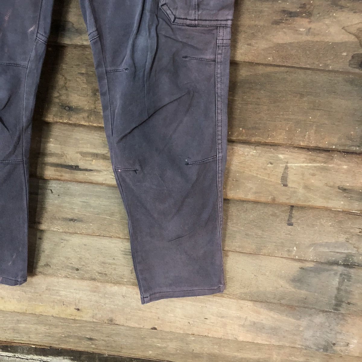Japanese Brand Burtle Dark Blue Faded tactical utility Cargo Pants #5690 Size US 30 / EU 46 - 9 Thumbnail