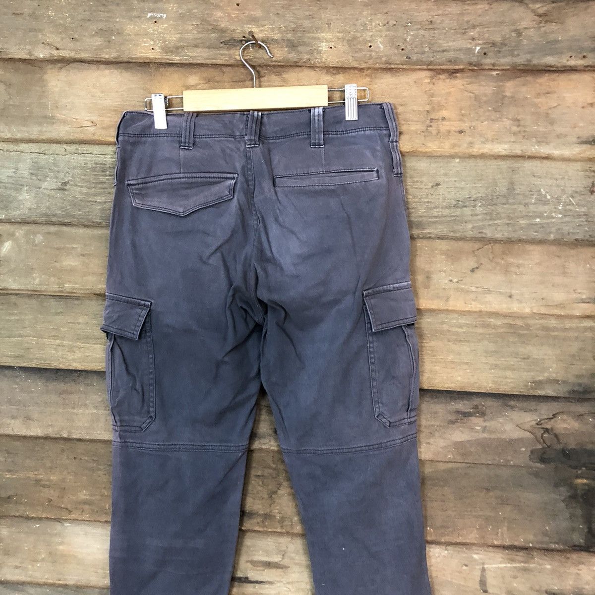 Japanese Brand Burtle Dark Blue Faded tactical utility Cargo Pants #5690 Size US 30 / EU 46 - 12 Thumbnail