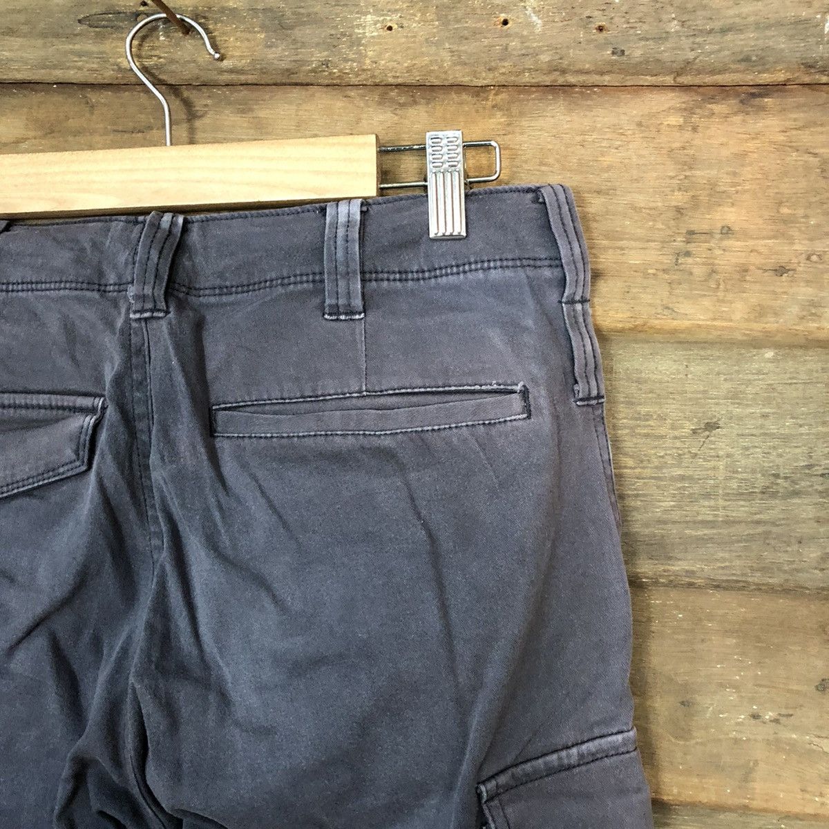 Japanese Brand Burtle Dark Blue Faded tactical utility Cargo Pants #5690 Size US 30 / EU 46 - 15 Thumbnail