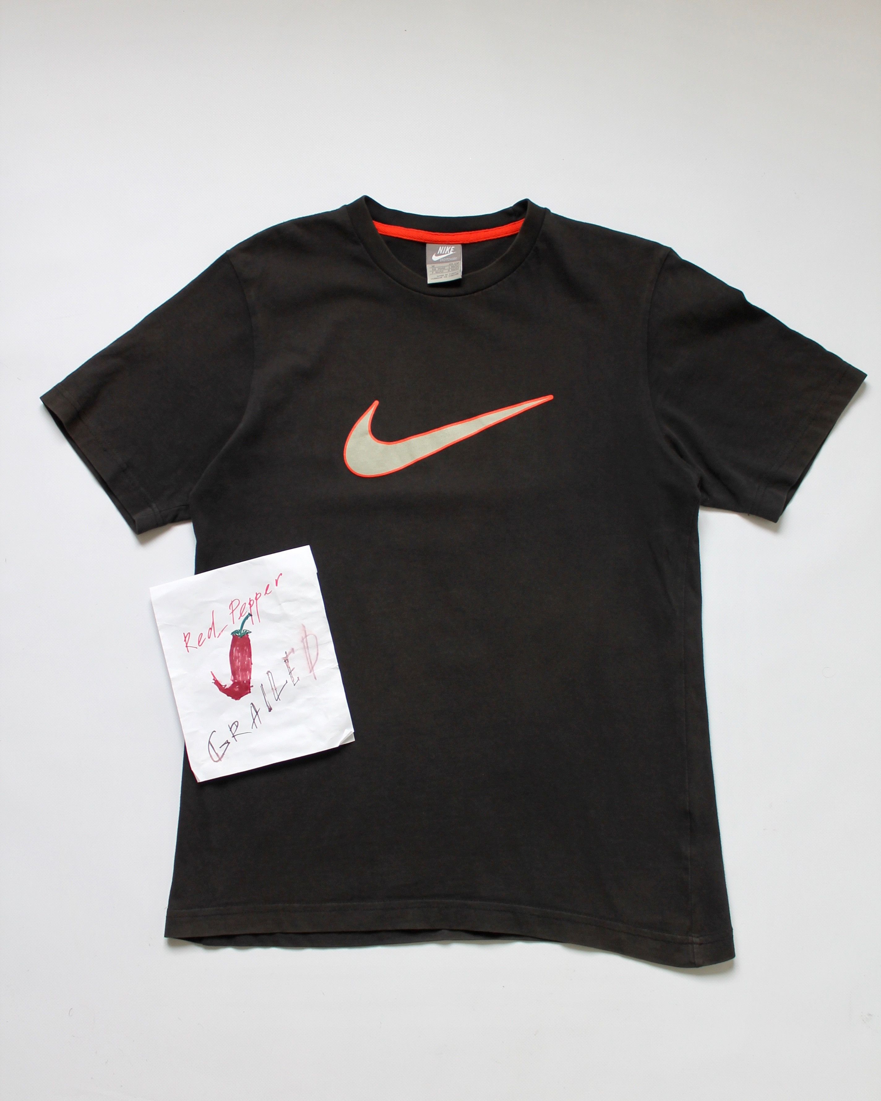 Nike × Streetwear × Vintage Nike Vintage T-shirt Big Swoosh | Grailed