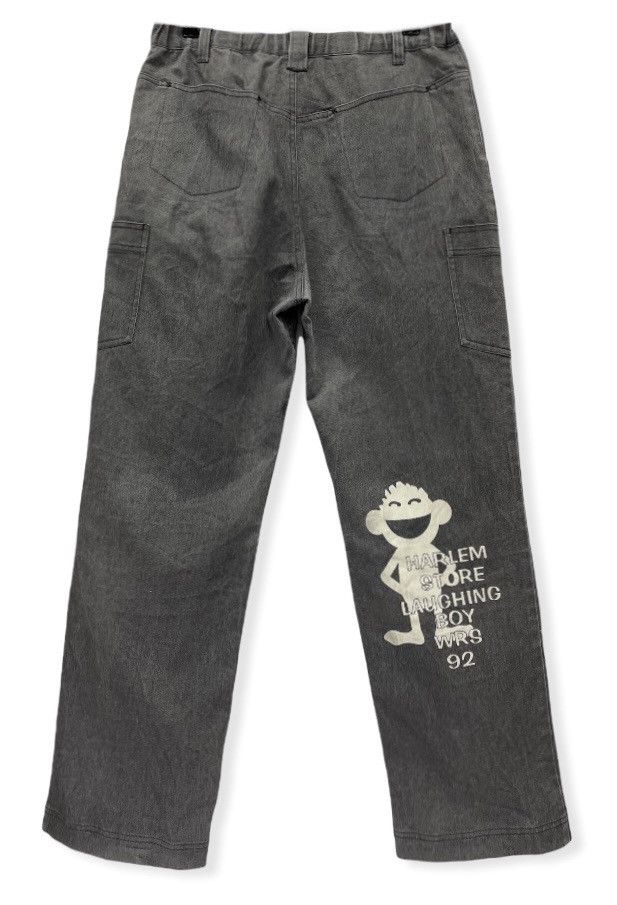 Harlem Globetrotters 90's Vintage HARLEM STORE LAUGHING BOY Side Pockets Pants Size US 30 / EU 46 - 2 Thumbnail