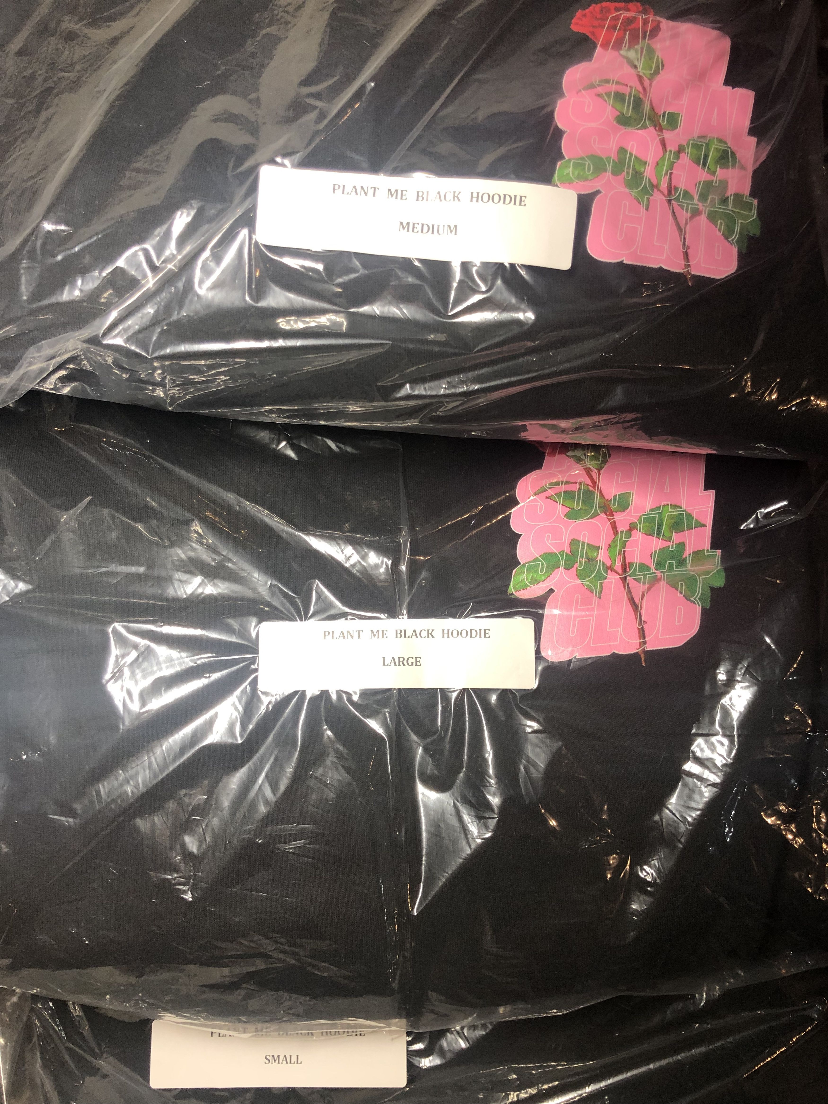 Anti Social Social Club DS FW19 ASSC Blocked Logo Plant Me Black Hoodie in hand Size US XXL / EU 58 / 5 - 7 Thumbnail