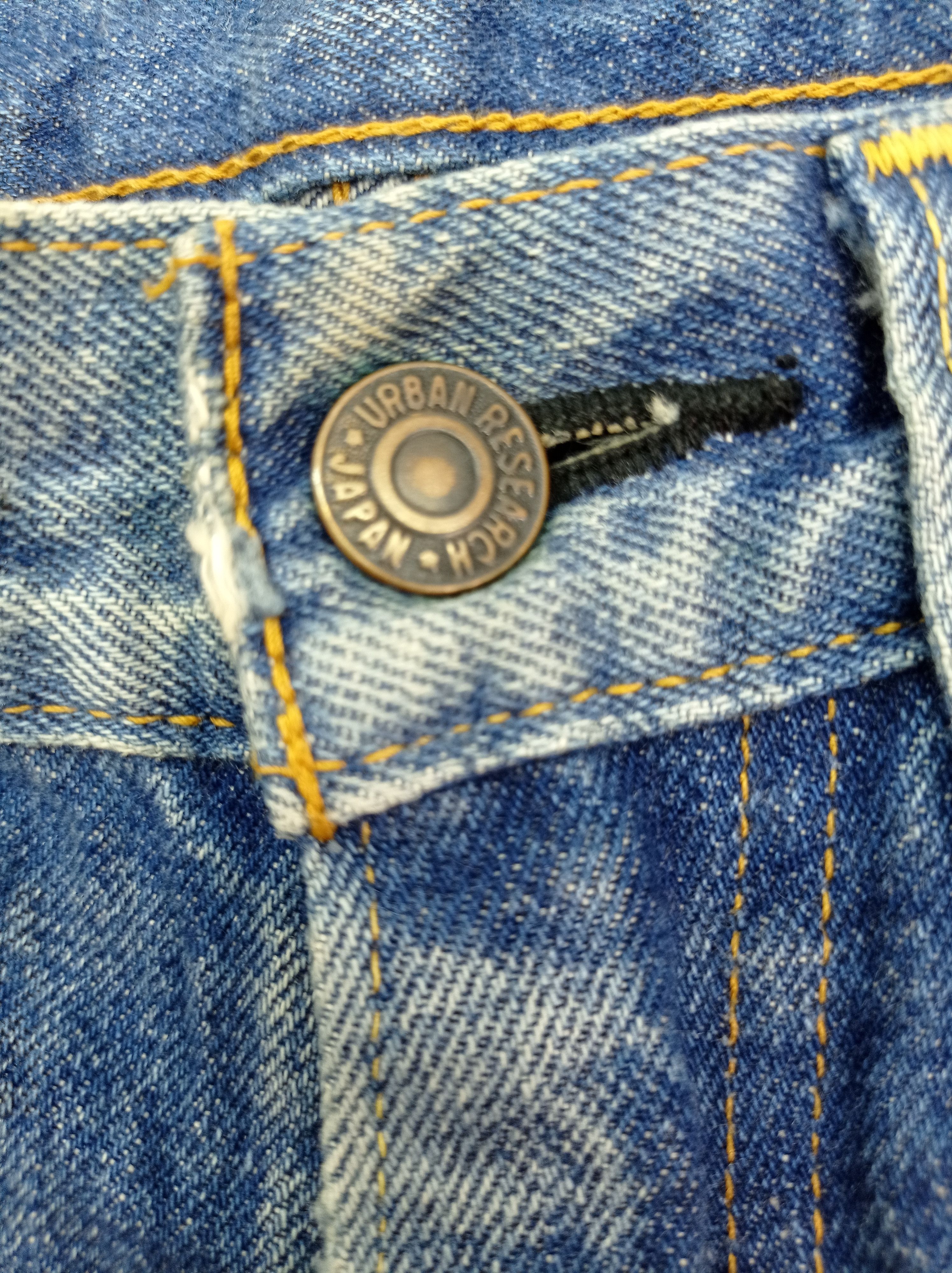 Japanese Brand Vintage Urban Research Selvage Denim Pants Size US 29 - 6 Thumbnail