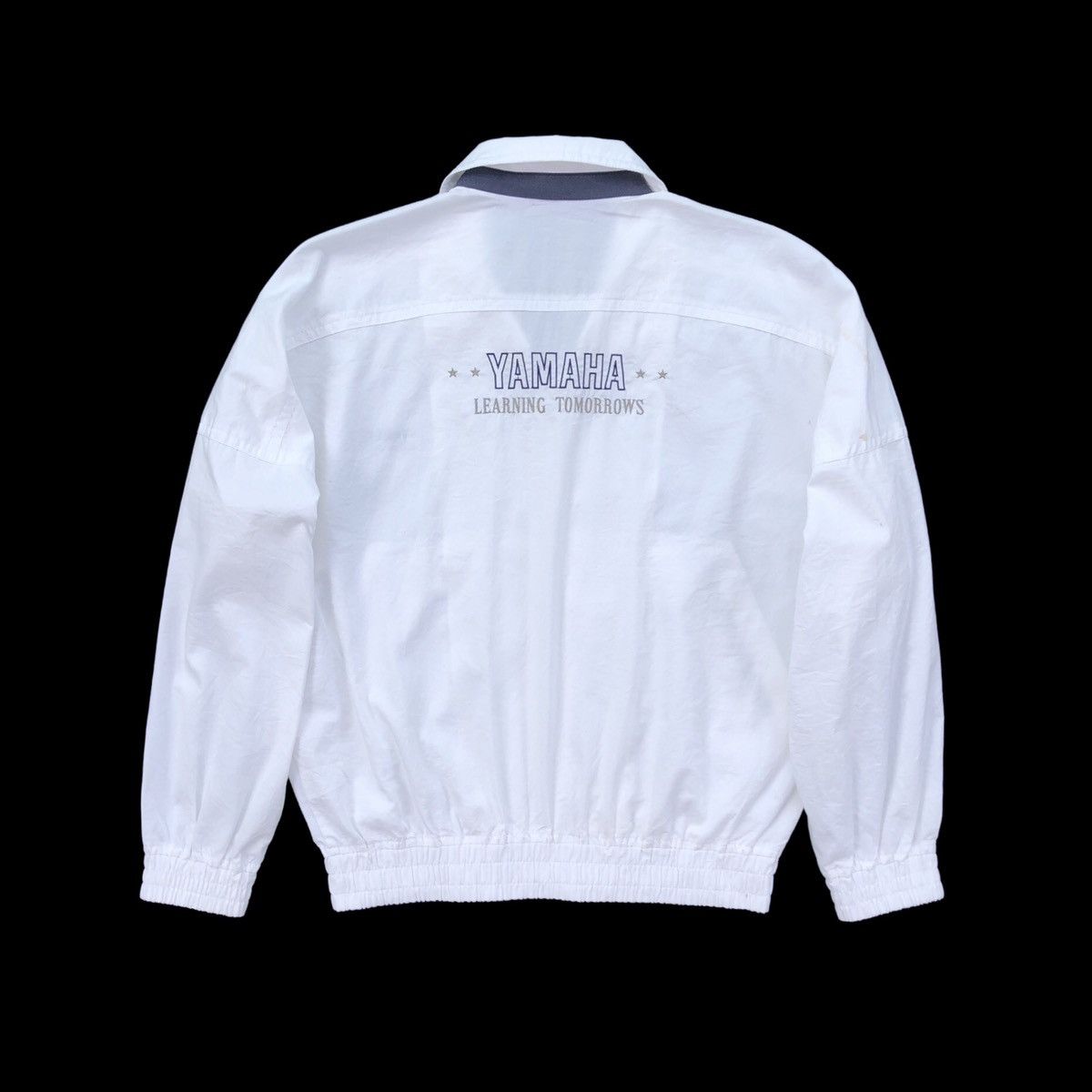 Sports Specialties Vintage YAMAHA Embroidery Logo White Bomber Jacket Size US M / EU 48-50 / 2 - 6 Thumbnail