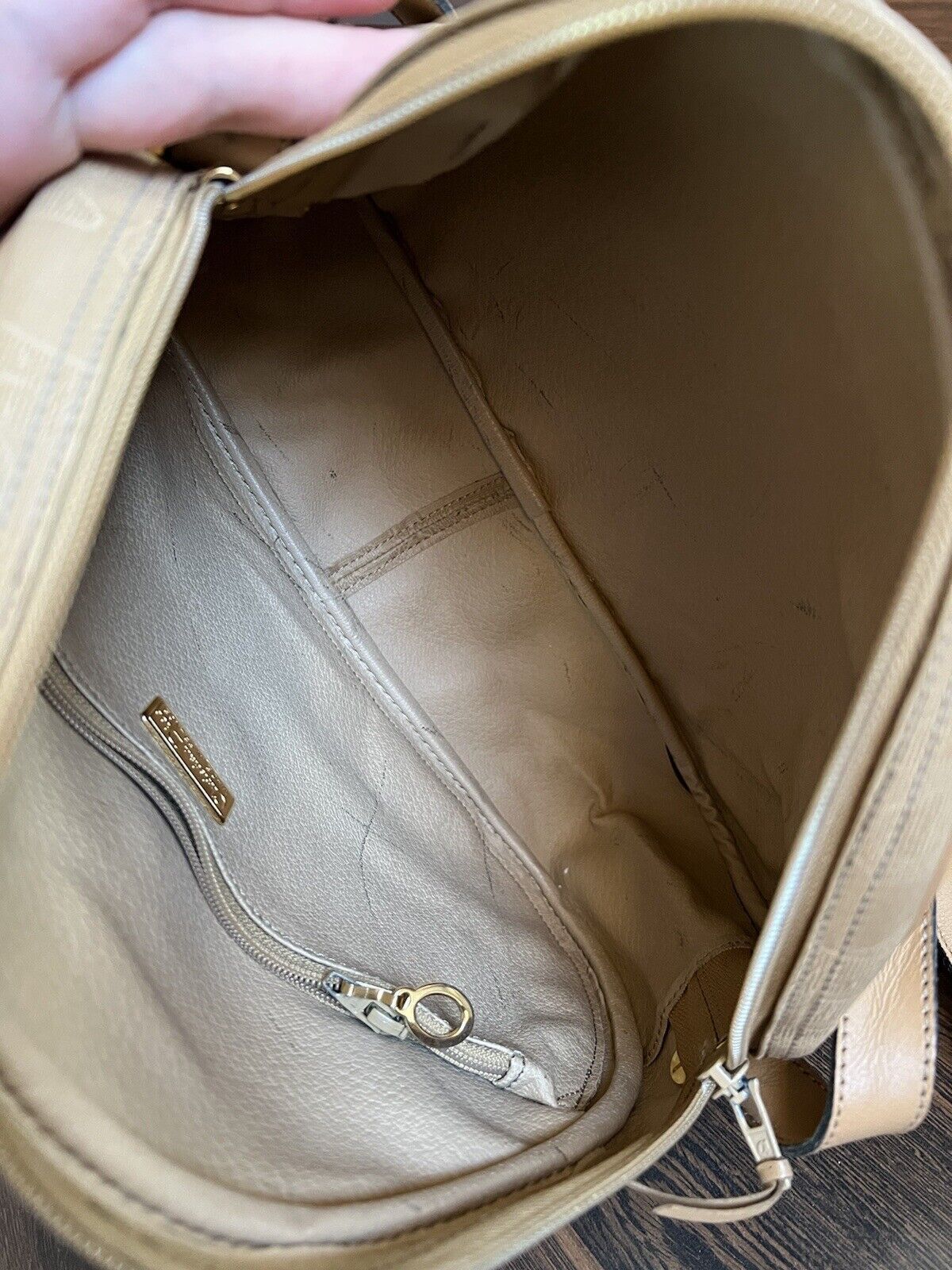 Dior Christian Dior VTG Bag PVC Leather Brown Size ONE SIZE - 10 Thumbnail