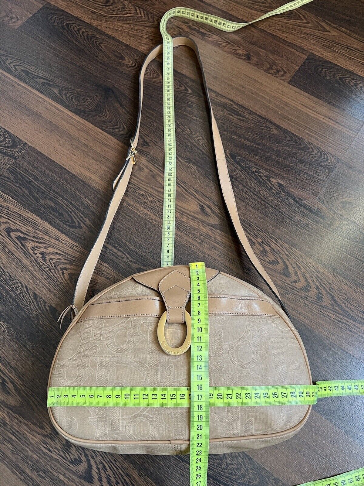 Dior Christian Dior VTG Bag PVC Leather Brown Size ONE SIZE - 8 Thumbnail