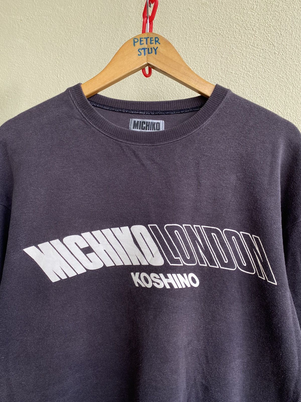 Japanese Brand × Michiko Koshino London × Vintage Michiko Koshino London big logo sweater Size US M / EU 48-50 / 2 - 2 Thumbnail