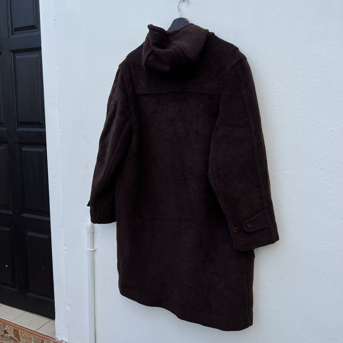 A.P.C. RICH BROWN HERRINGBONE WOOL LONG COAT JACKET Size US S / EU 44-46 / 1 - 10 Thumbnail