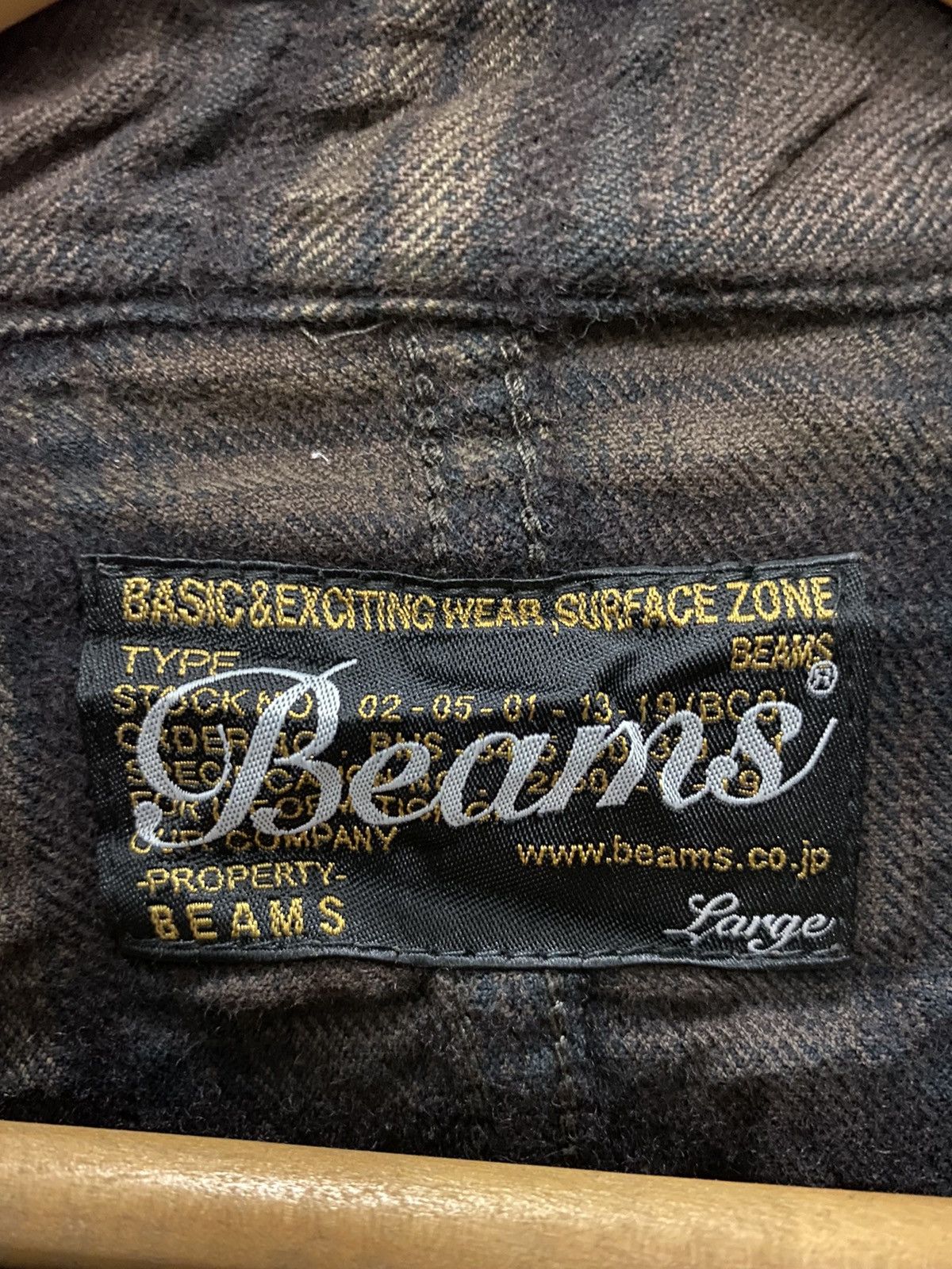 Beams Plus × Japanese Brand Beams flannel jacket Size US L / EU 52-54 / 3 - 12 Thumbnail