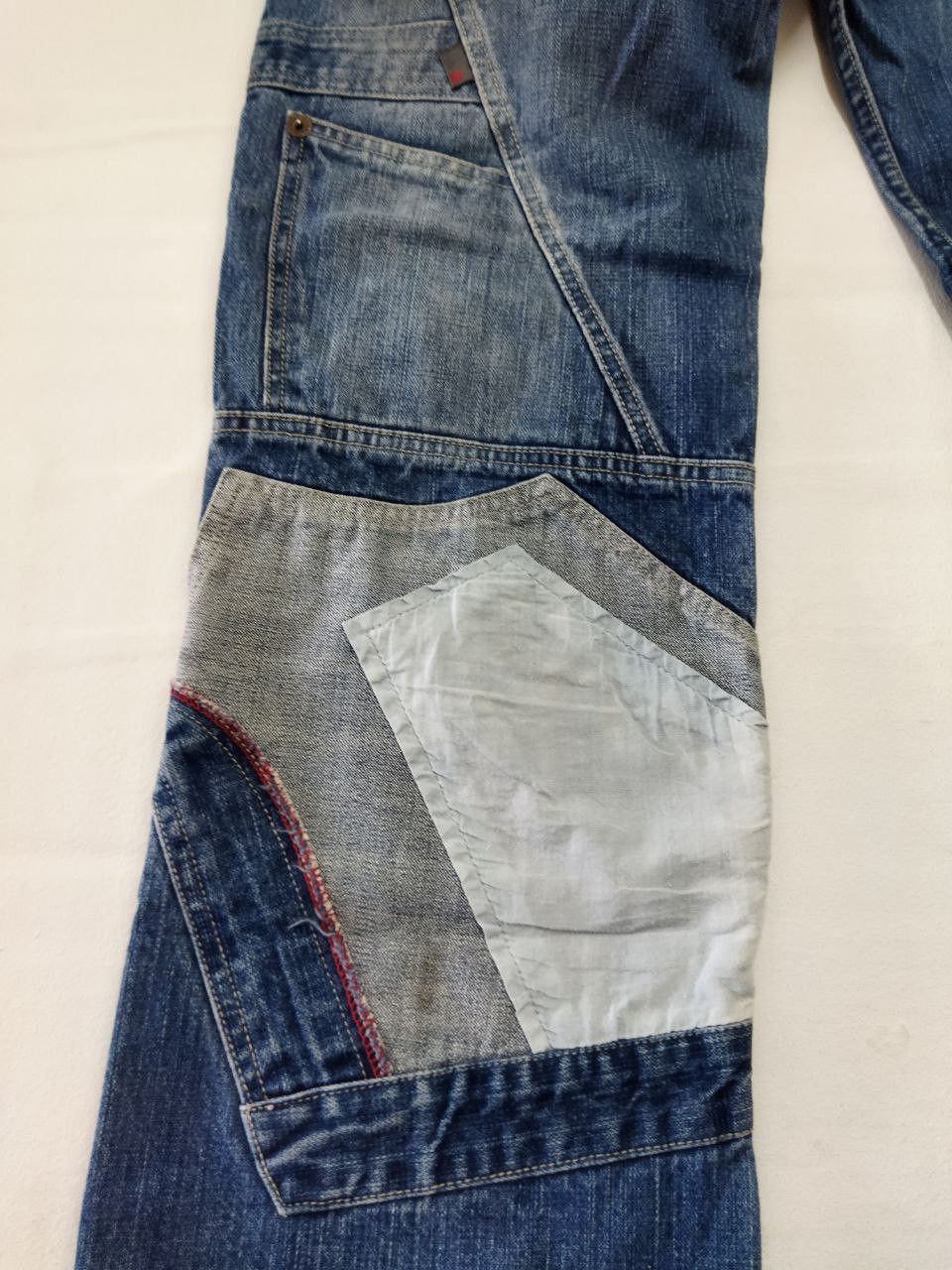 Japanese Brand Gazoz Multipocket Patched Style Design Jeans Size US 33 - 8 Thumbnail