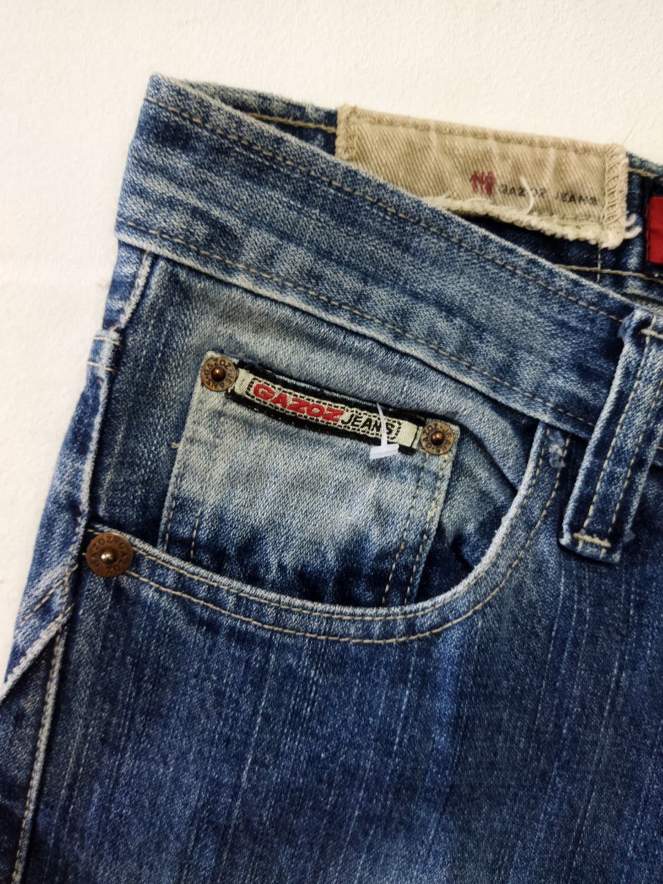 Japanese Brand Gazoz Multipocket Patched Style Design Jeans Size US 33 - 9 Thumbnail