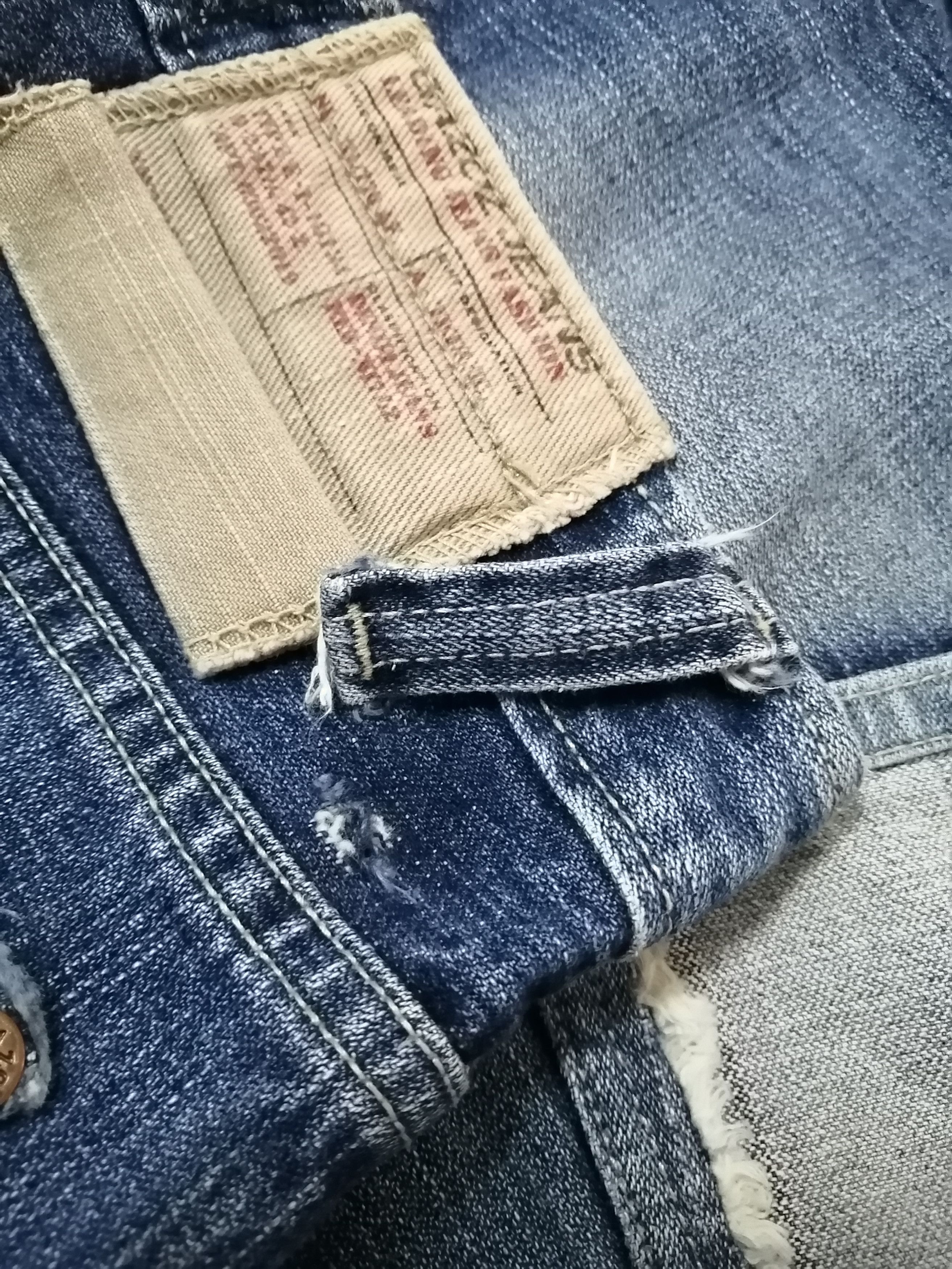 Japanese Brand Gazoz Multipocket Patched Style Design Jeans Size US 33 - 16 Thumbnail