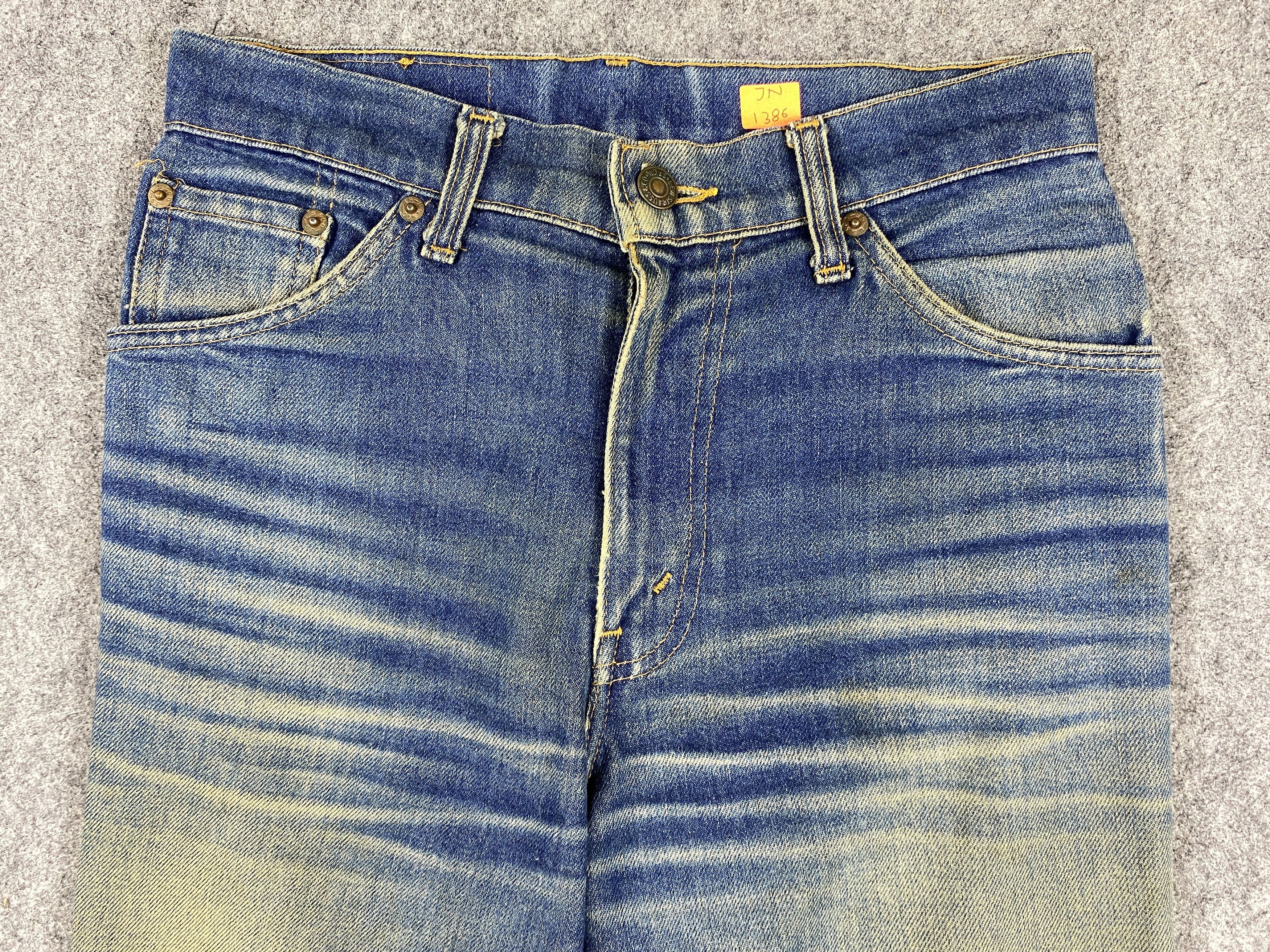 Levi's Dirty Used Blue Vintage Levi's 505 27x29.5 Denim -JN1386 Size US 27 - 3 Thumbnail
