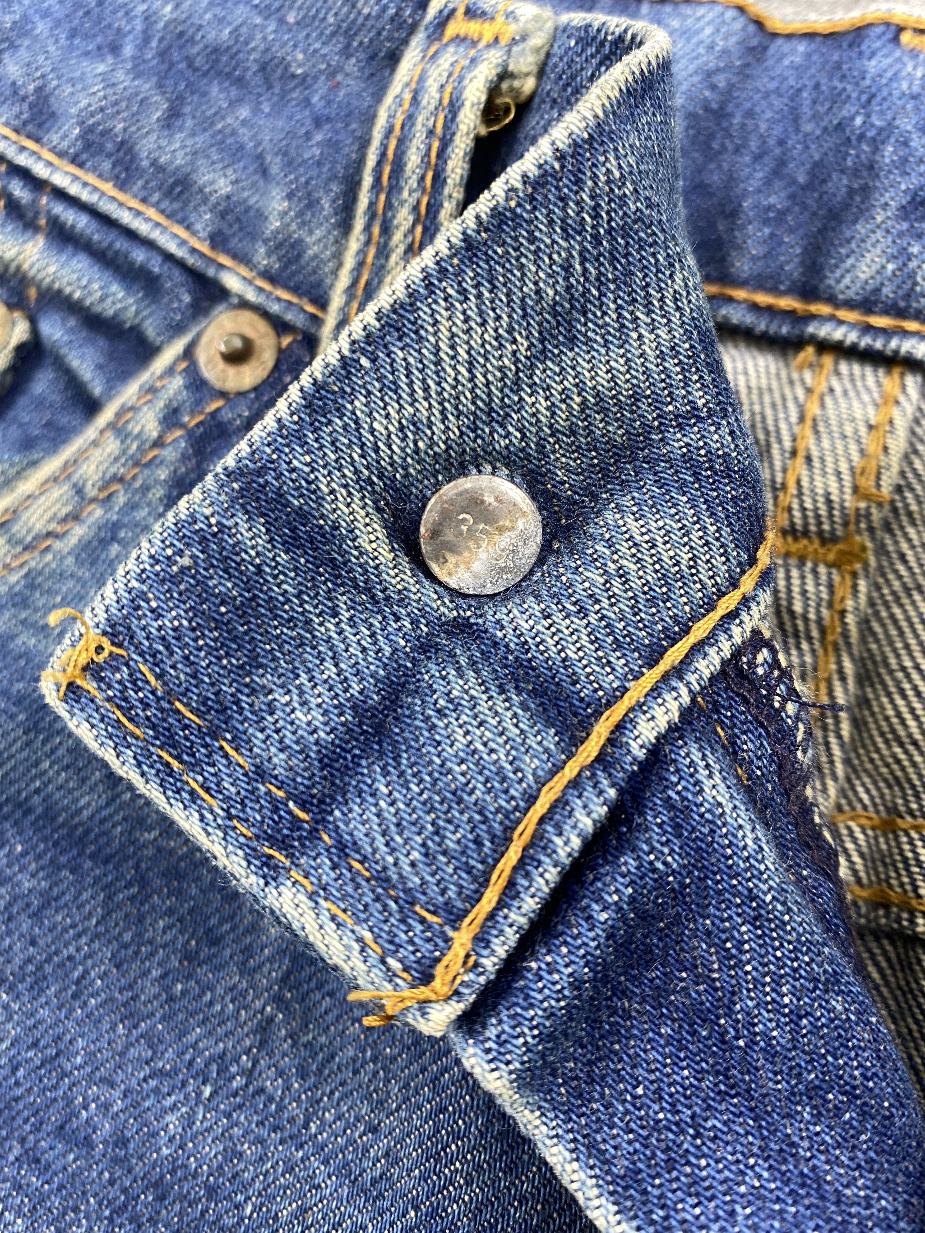 Levi's Dirty Used Blue Vintage Levi's 505 27x29.5 Denim -JN1386 Size US 27 - 7 Thumbnail
