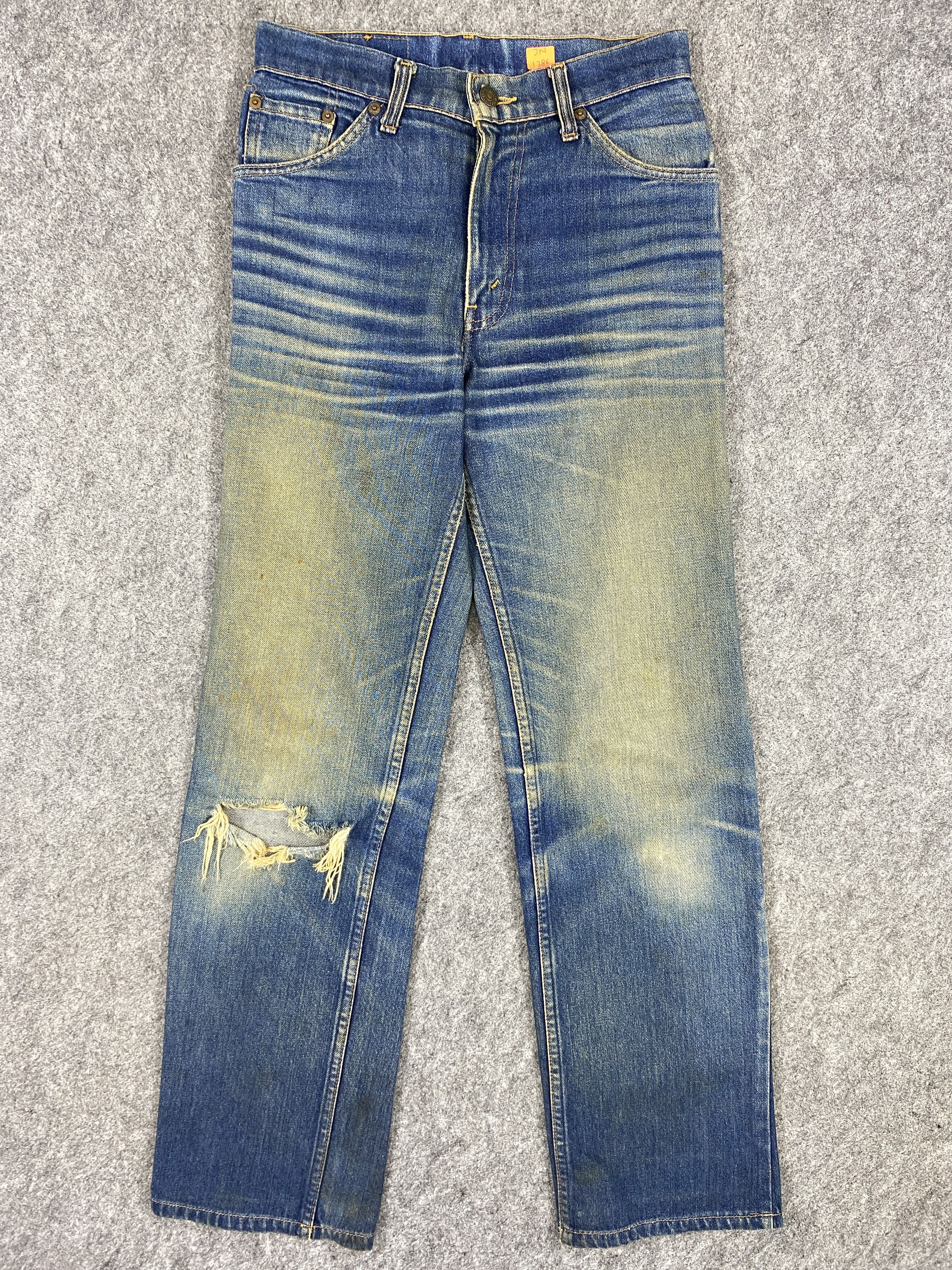 Levi's Dirty Used Blue Vintage Levi's 505 27x29.5 Denim -JN1386 Size US 27 - 1 Thumbnail