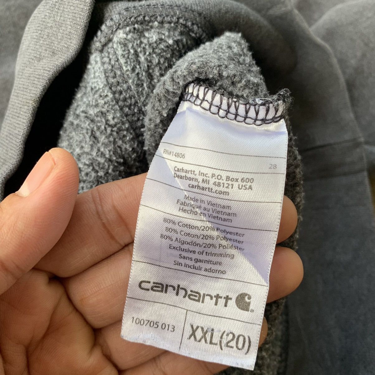 Carhartt Carhartt half zipper hoodie sweatshirt pull over Size US XXL / EU 58 / 5 - 15 Thumbnail