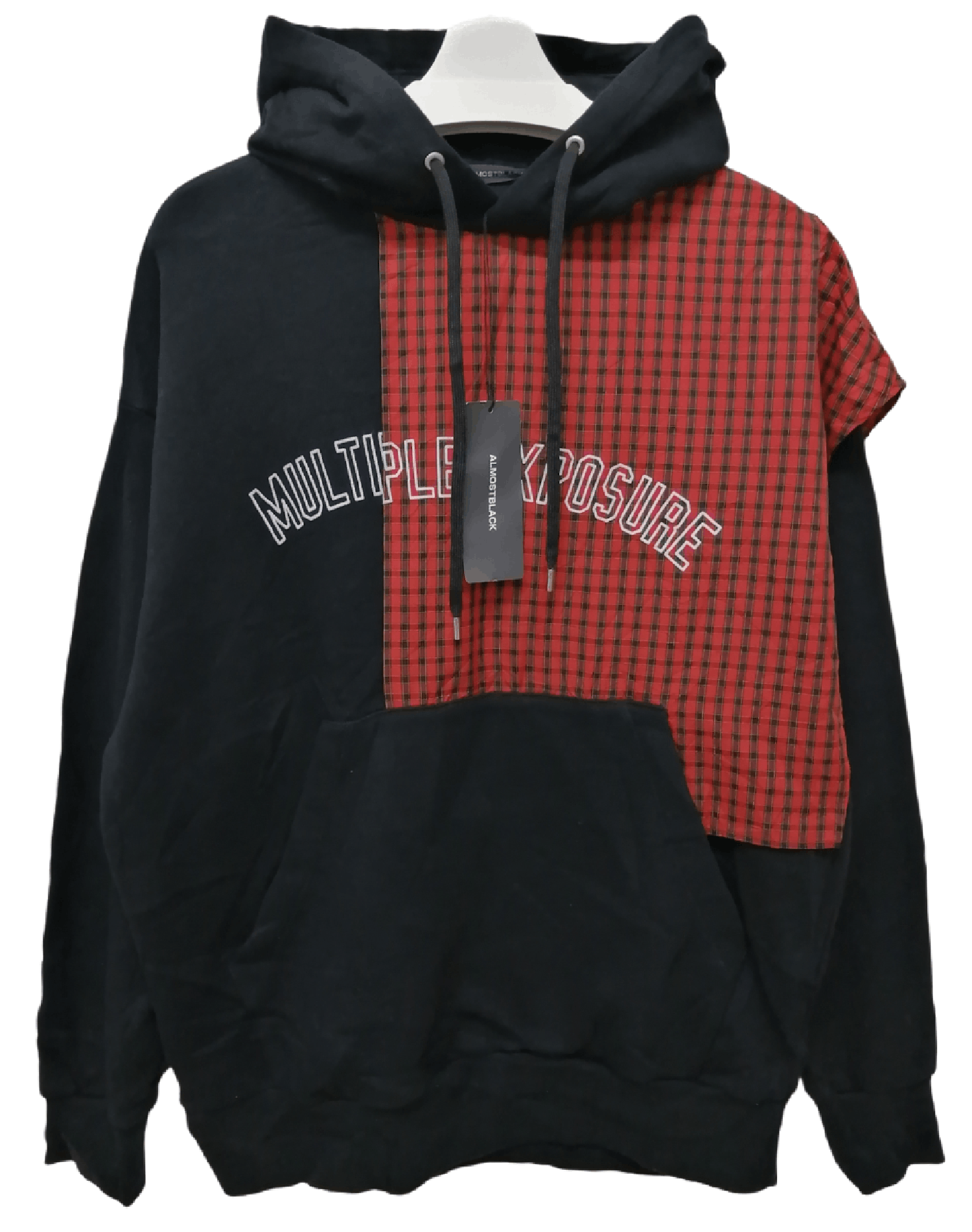 Japanese Brand Rare!! ALMOSTBLACK Japanese Brand Oversized Hoodie