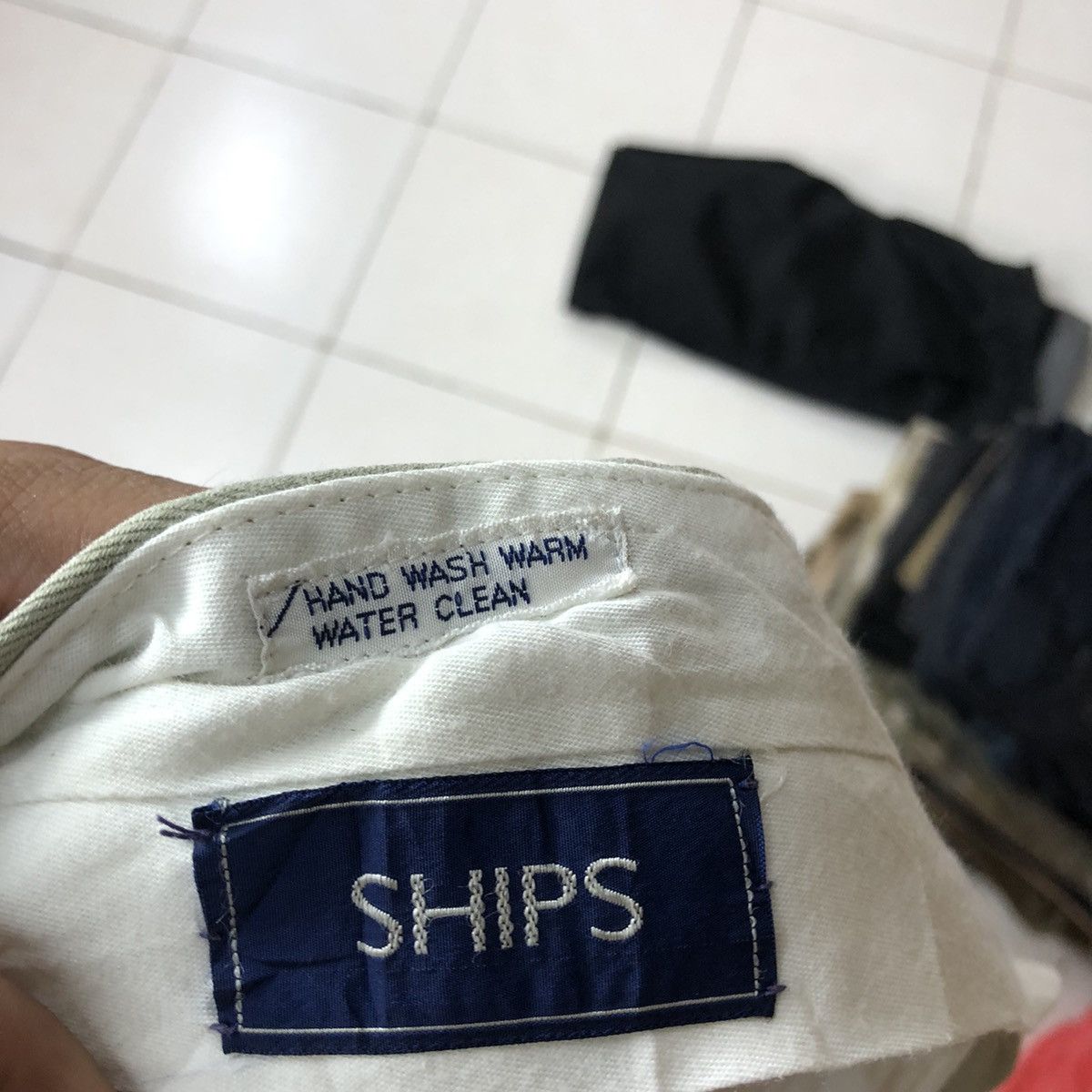 SHIPS DLL Ships Cream Straight Pants #c943 Size US 28 / EU 44 - 9 Thumbnail