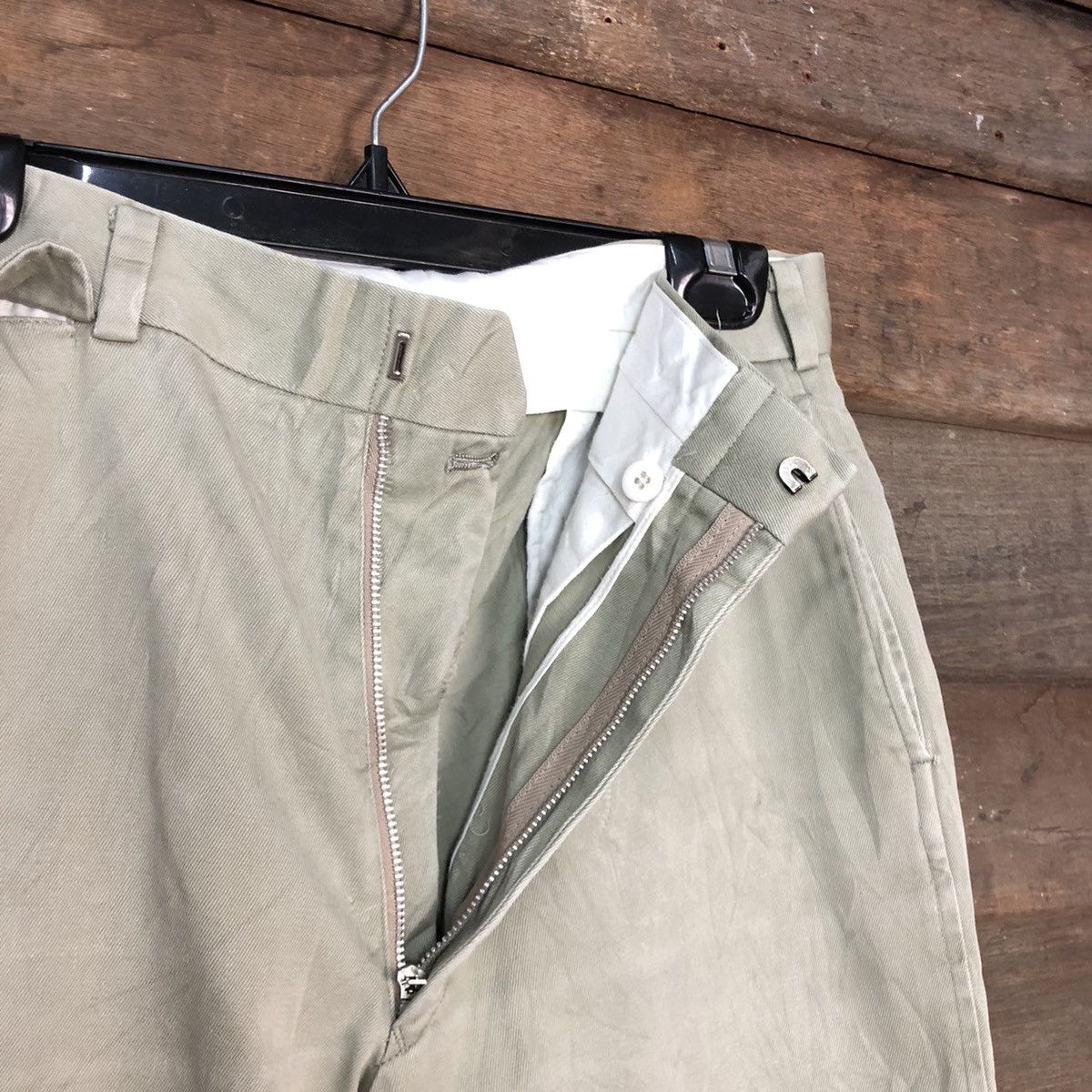 SHIPS DLL Ships Cream Straight Pants #c943 Size US 28 / EU 44 - 5 Thumbnail