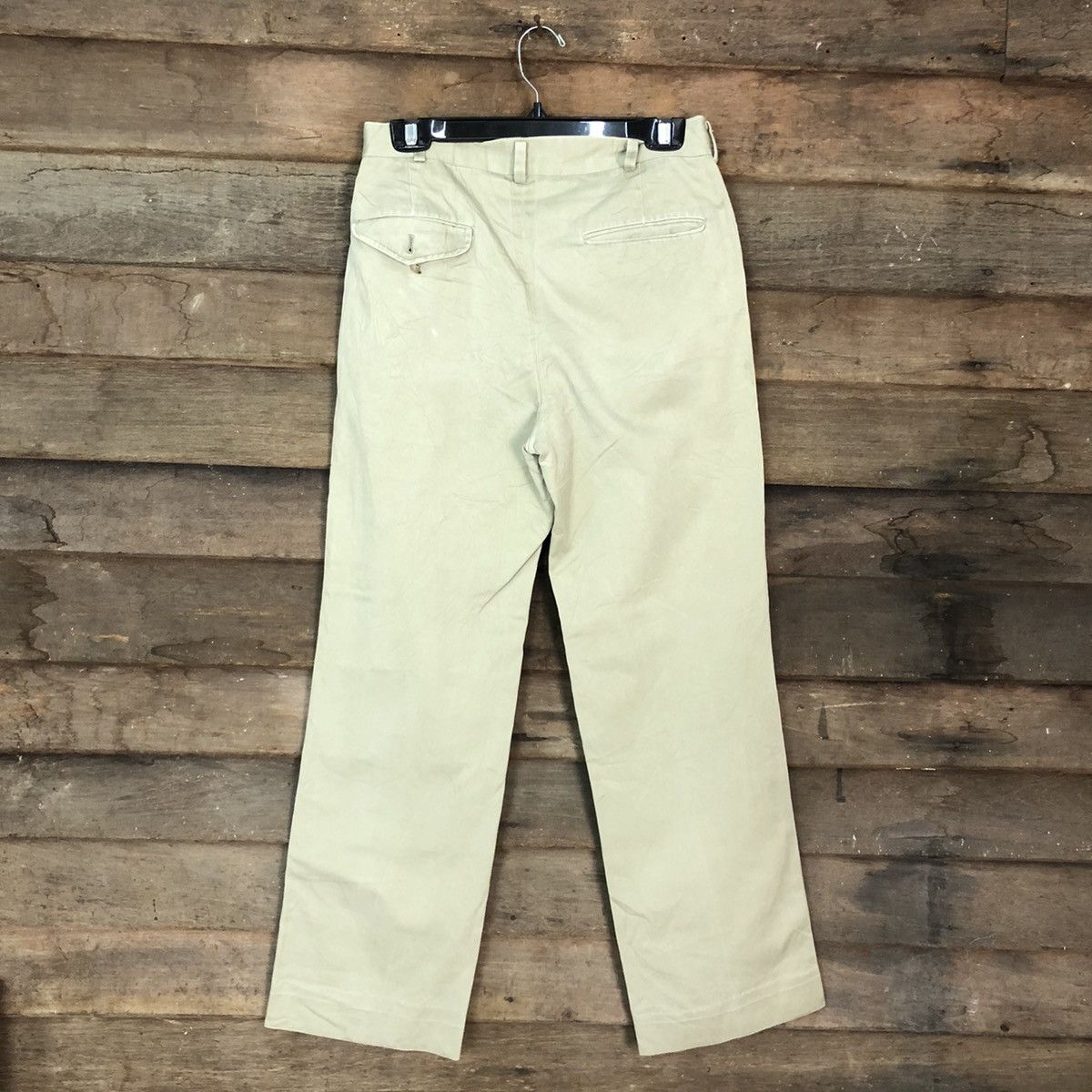SHIPS DLL Ships Cream Straight Pants #c943 Size US 28 / EU 44 - 6 Thumbnail