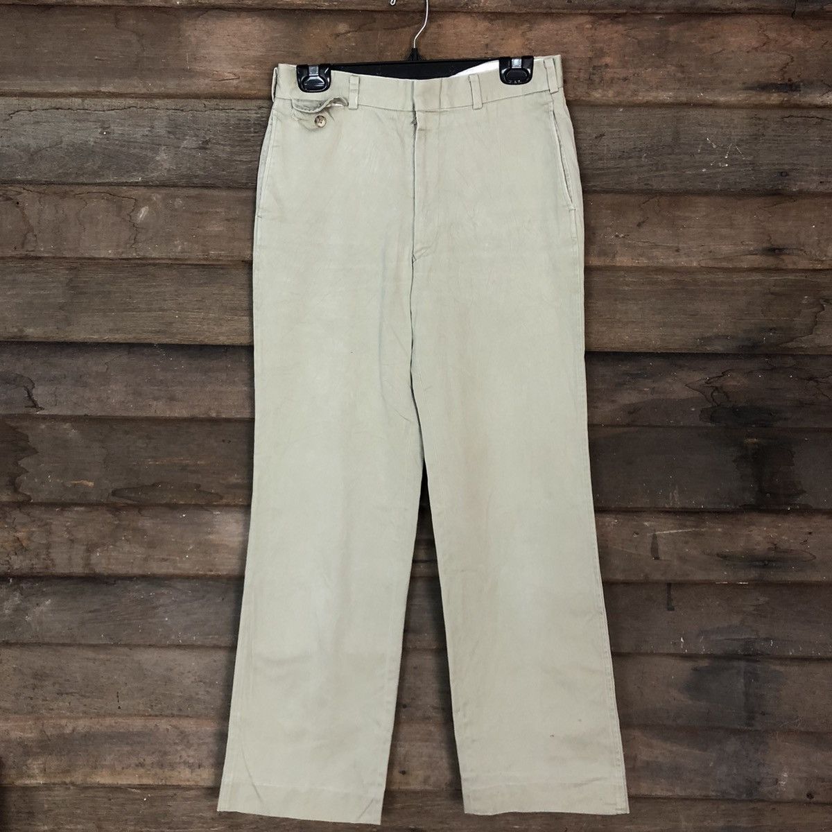 SHIPS DLL Ships Cream Straight Pants #c943 Size US 28 / EU 44 - 1 Thumbnail