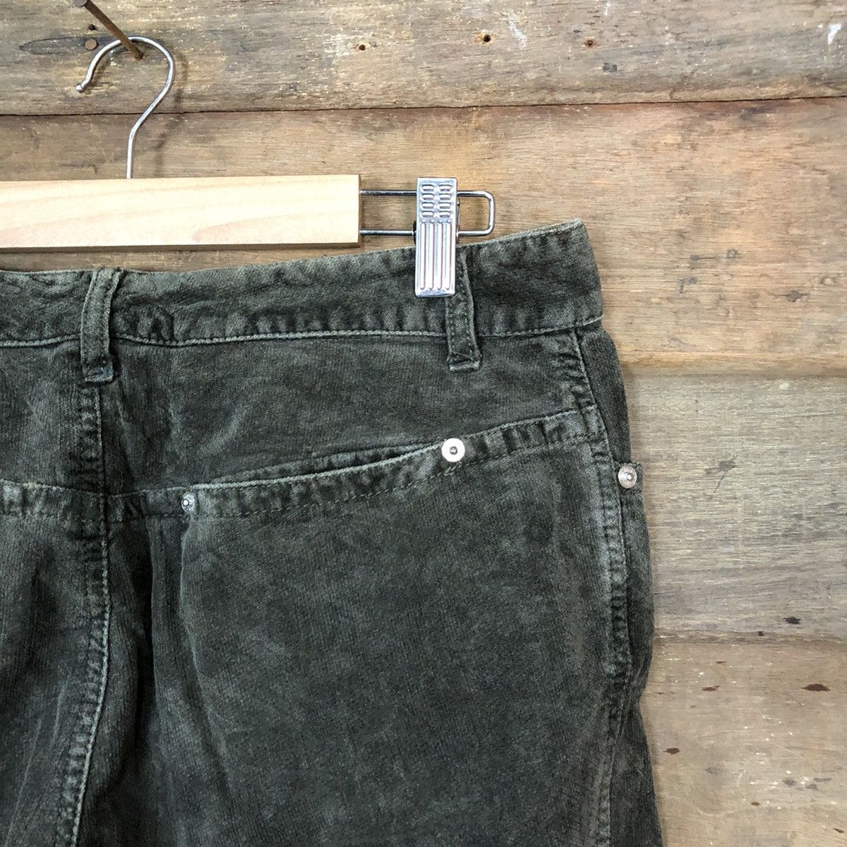 Japanese Brand Interavupo Green Conduroy streetwear vintage Pants #5688 Size US 29 - 12 Thumbnail