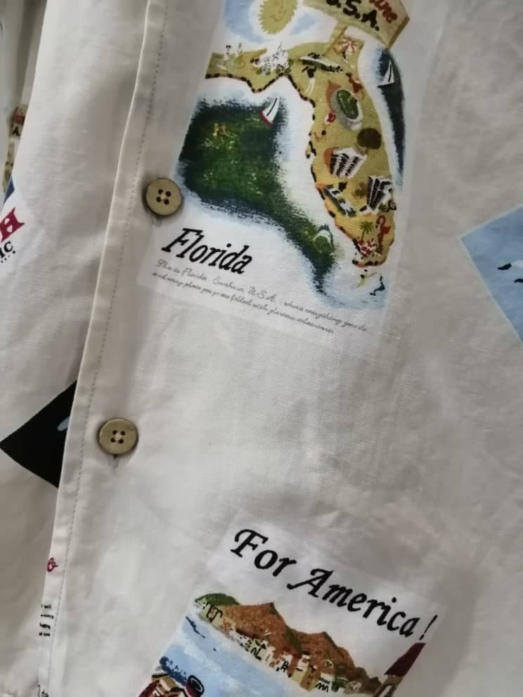 Chaps Ralph Lauren RARE🔥Chaps Ralph Lauren Shirt Hawaii Over print Design Size US M / EU 48-50 / 2 - 7 Thumbnail