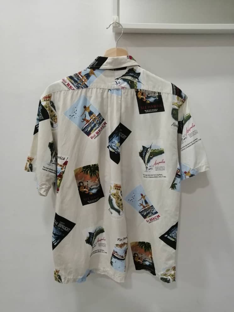 Chaps Ralph Lauren RARE🔥Chaps Ralph Lauren Shirt Hawaii Over print Design Size US M / EU 48-50 / 2 - 2 Thumbnail