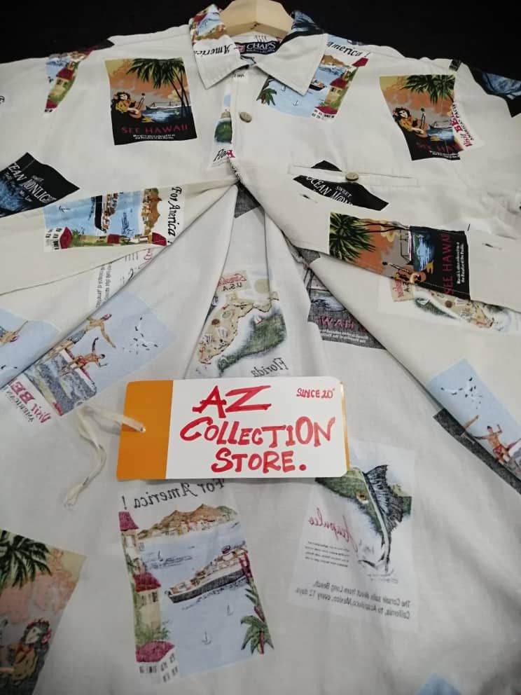 Chaps Ralph Lauren RARE🔥Chaps Ralph Lauren Shirt Hawaii Over print Design Size US M / EU 48-50 / 2 - 9 Thumbnail