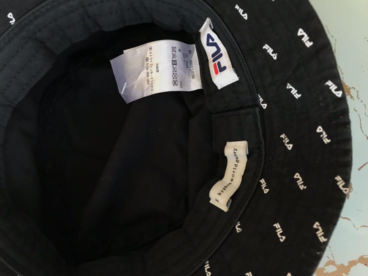 Fila Fila E Hypen World Gallery Fullprint Bucket Hat Size ONE SIZE - 7 Thumbnail