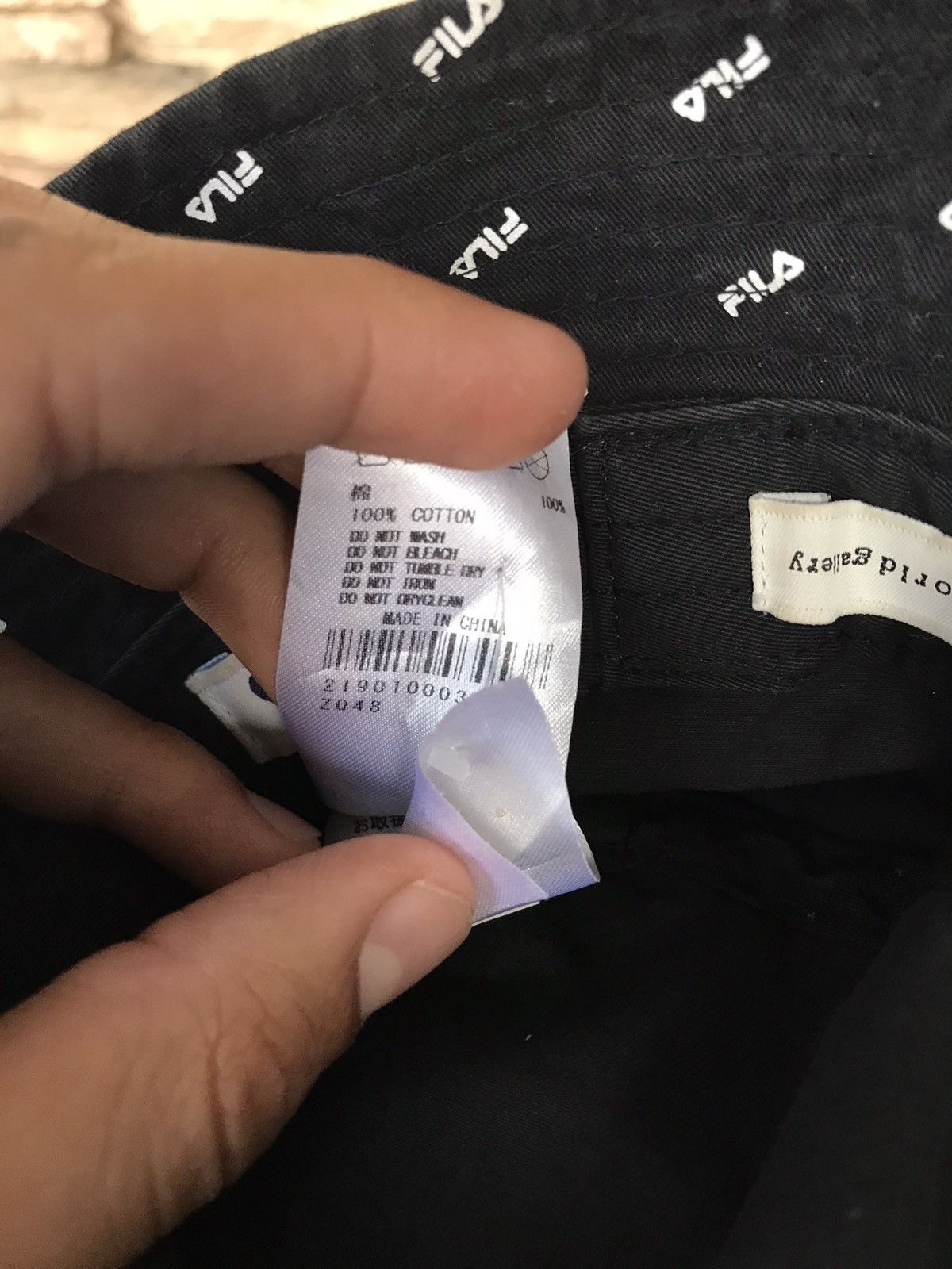 Fila Fila E Hypen World Gallery Fullprint Bucket Hat Size ONE SIZE - 11 Thumbnail