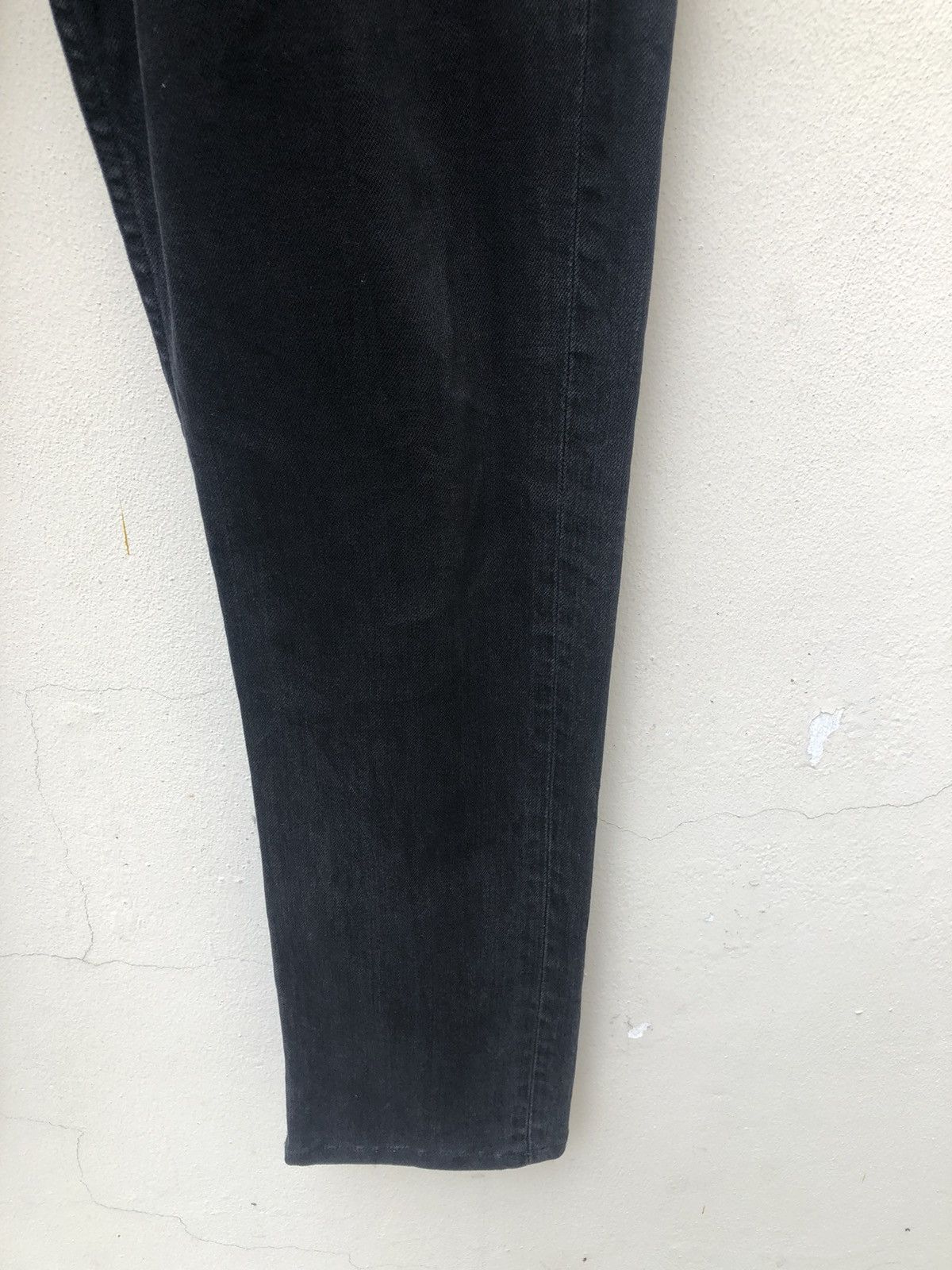 Vintage Cockies Japan Riveted Faded Black Denim Jeans Size US 30 / EU 46 - 7 Thumbnail