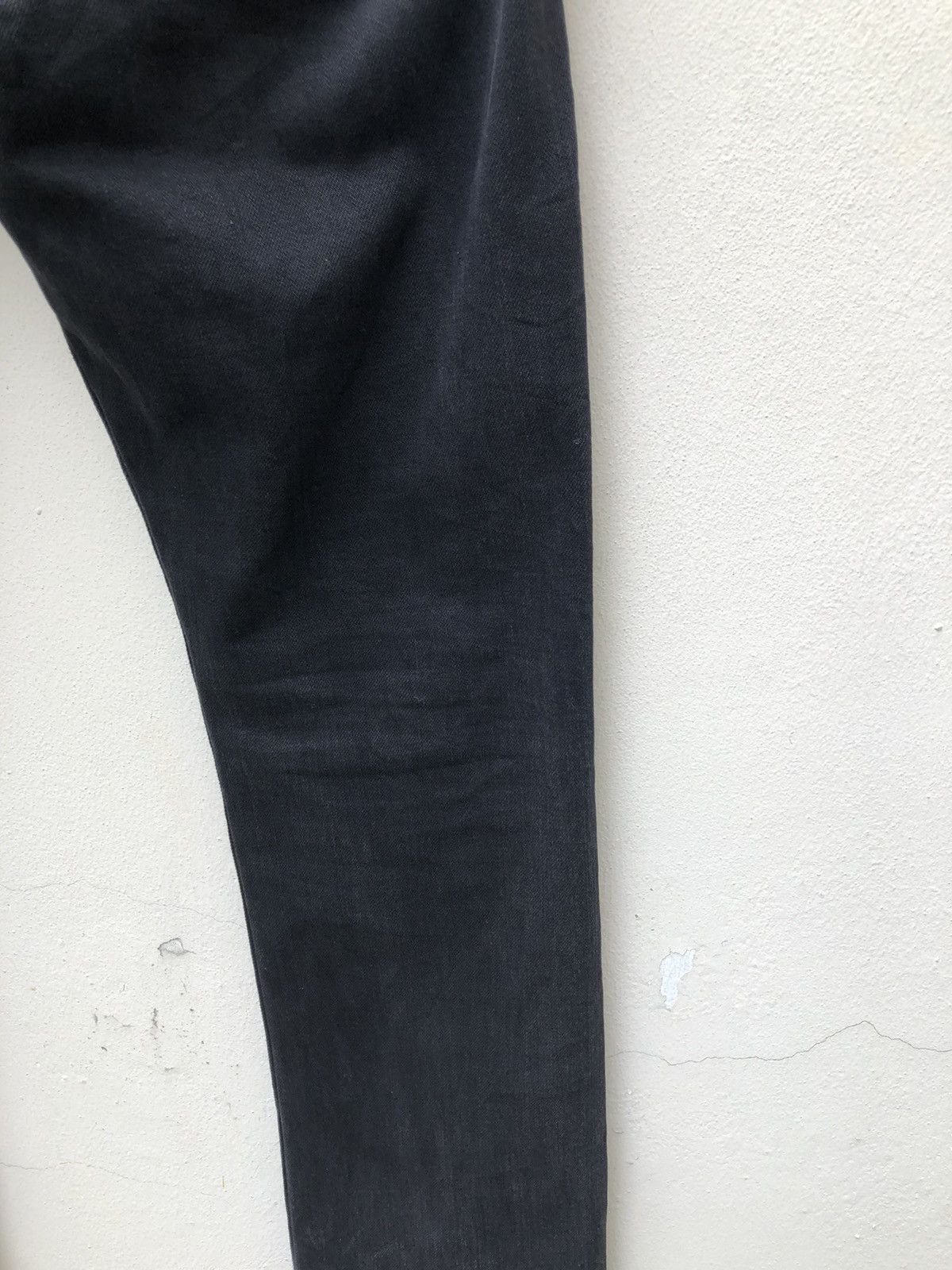 Vintage Cockies Japan Riveted Faded Black Denim Jeans Size US 30 / EU 46 - 14 Thumbnail