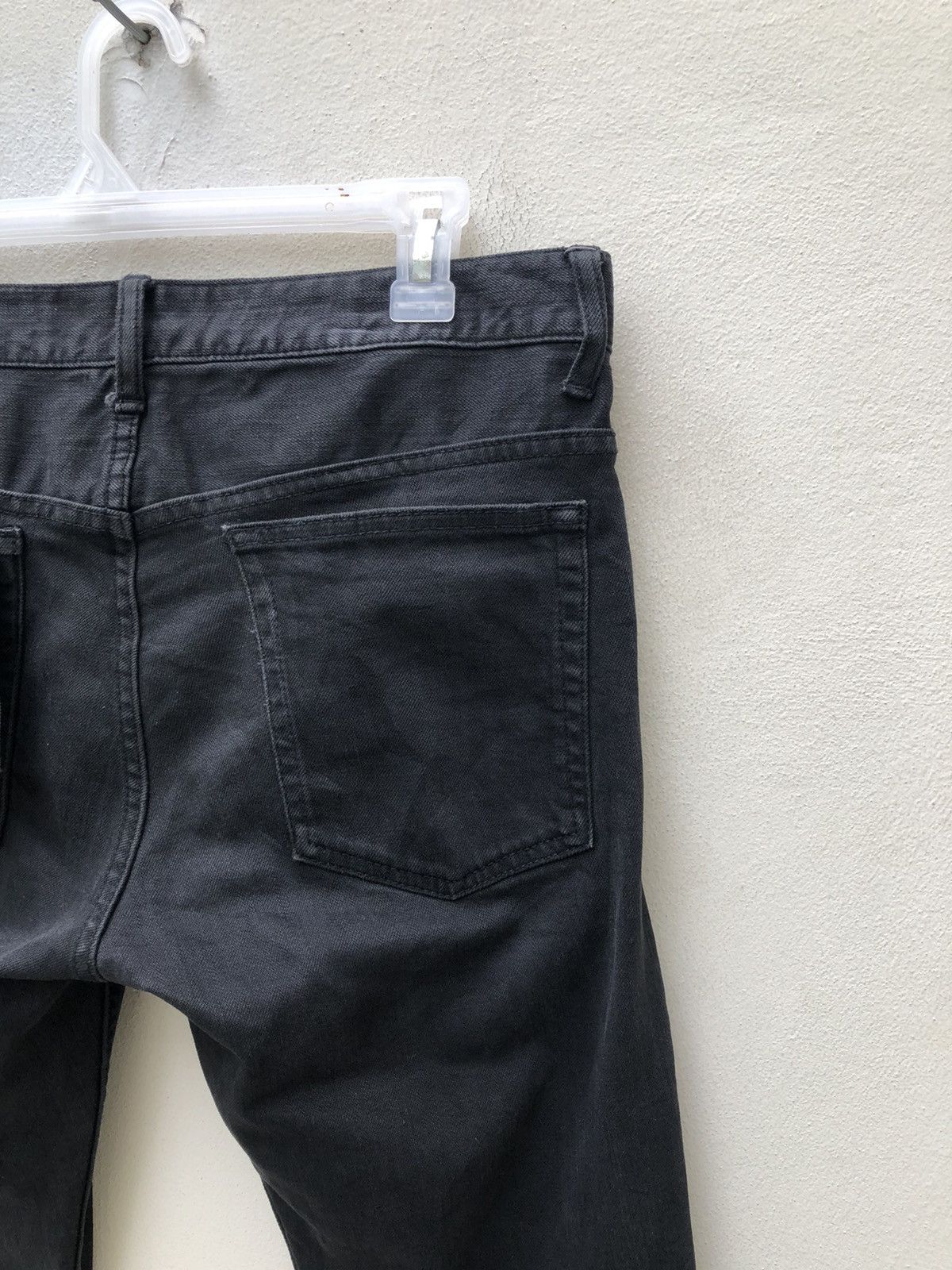 Vintage Cockies Japan Riveted Faded Black Denim Jeans Size US 30 / EU 46 - 13 Thumbnail