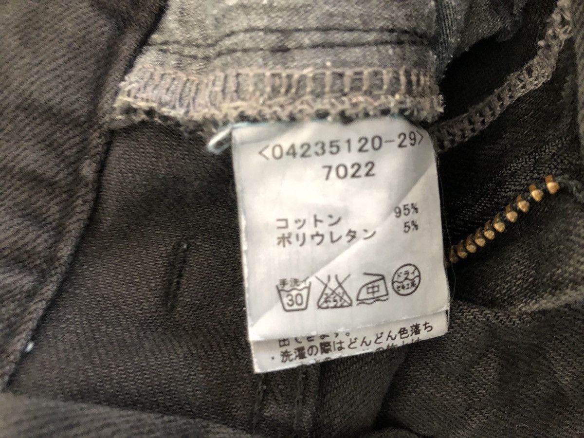Vintage Cockies Japan Riveted Faded Black Denim Jeans Size US 30 / EU 46 - 16 Thumbnail