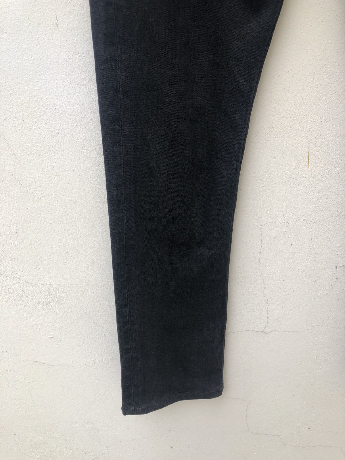 Vintage Cockies Japan Riveted Faded Black Denim Jeans Size US 30 / EU 46 - 5 Thumbnail