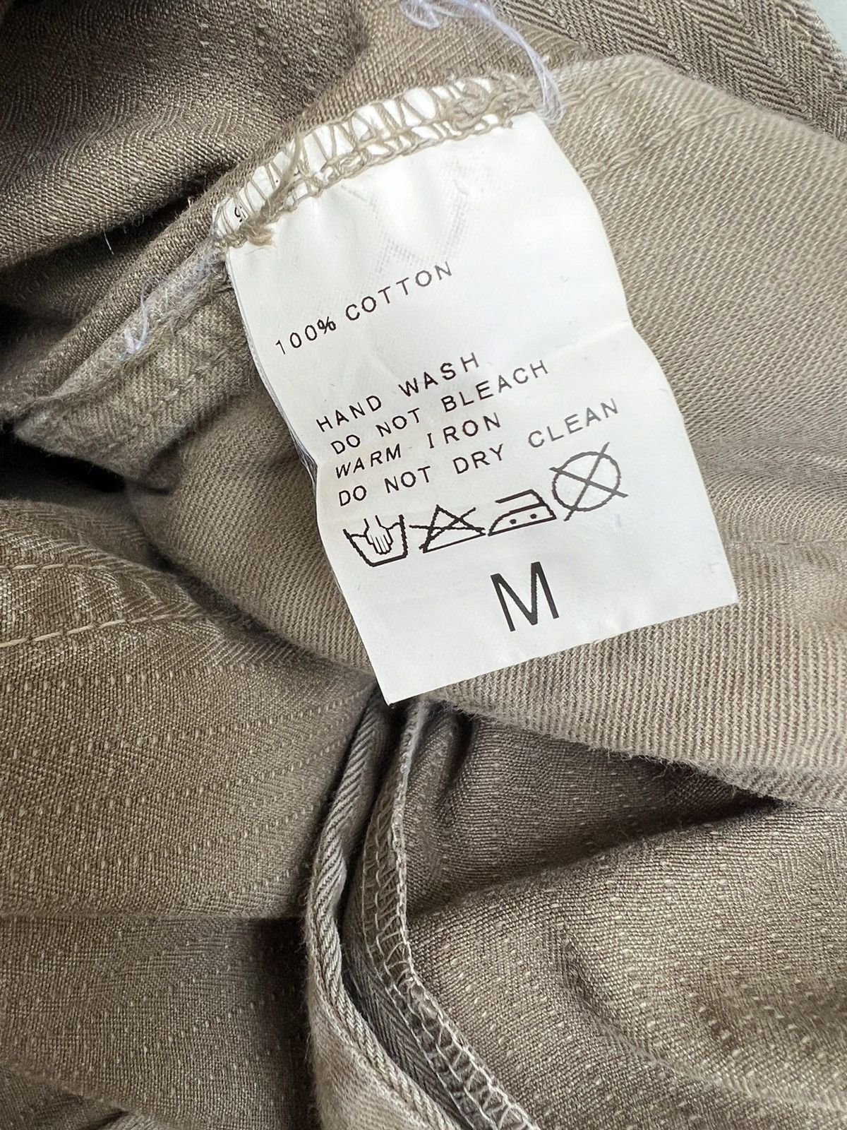 Journal Standard VTG JS Japan Sun Fade Olive Green HBT Striped Cargo Trouser Size US 30 / EU 46 - 24 Thumbnail