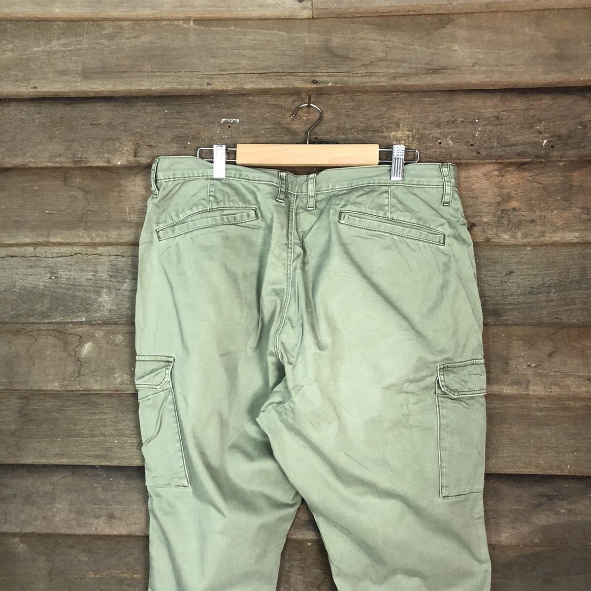 Faded Glory DLL Japan faded Green Cargo Multipocket Pants #1573 Size US 34 / EU 50 - 10 Thumbnail